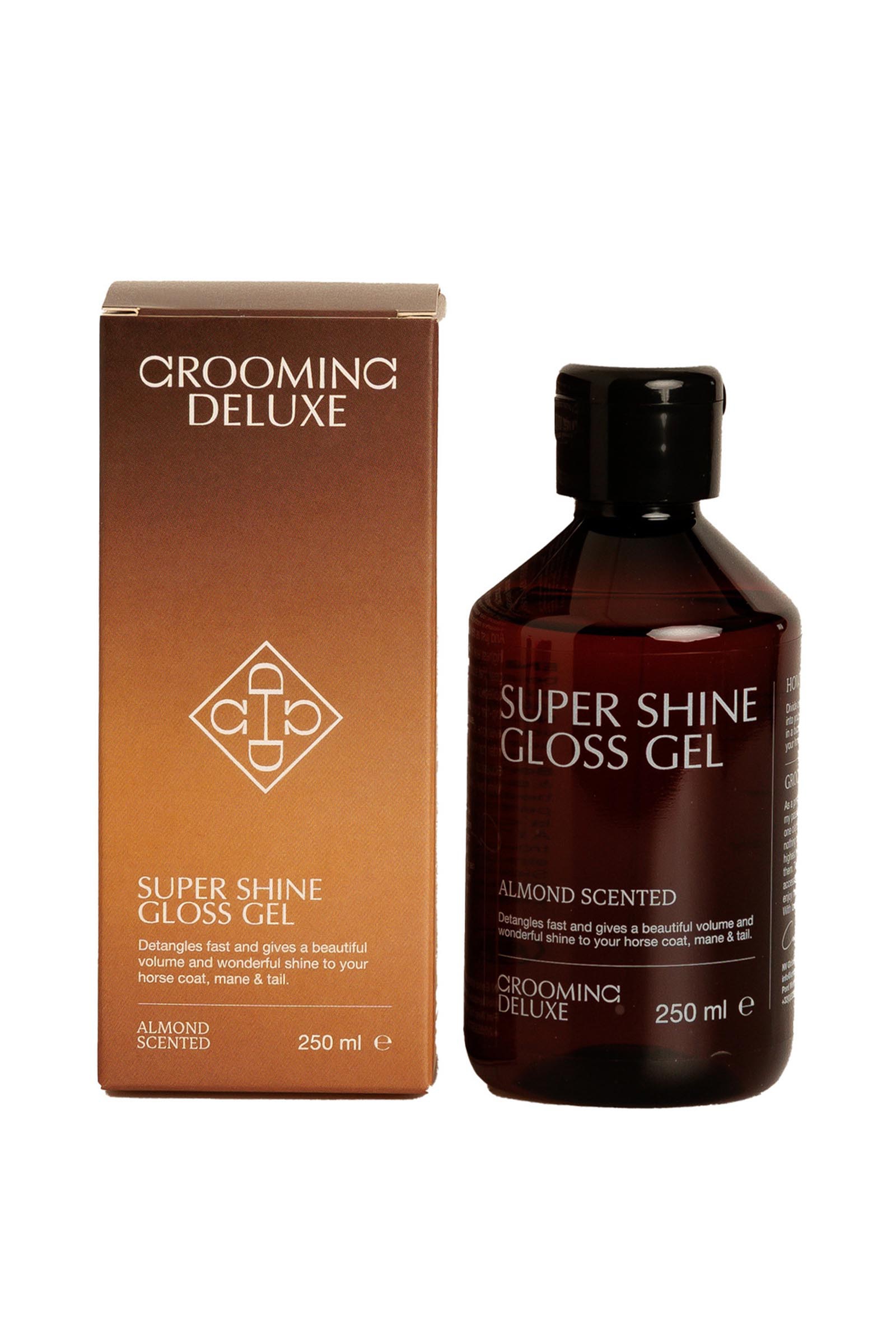 Grooming Deluxe Super Shine amandel glansgel, 250 ml