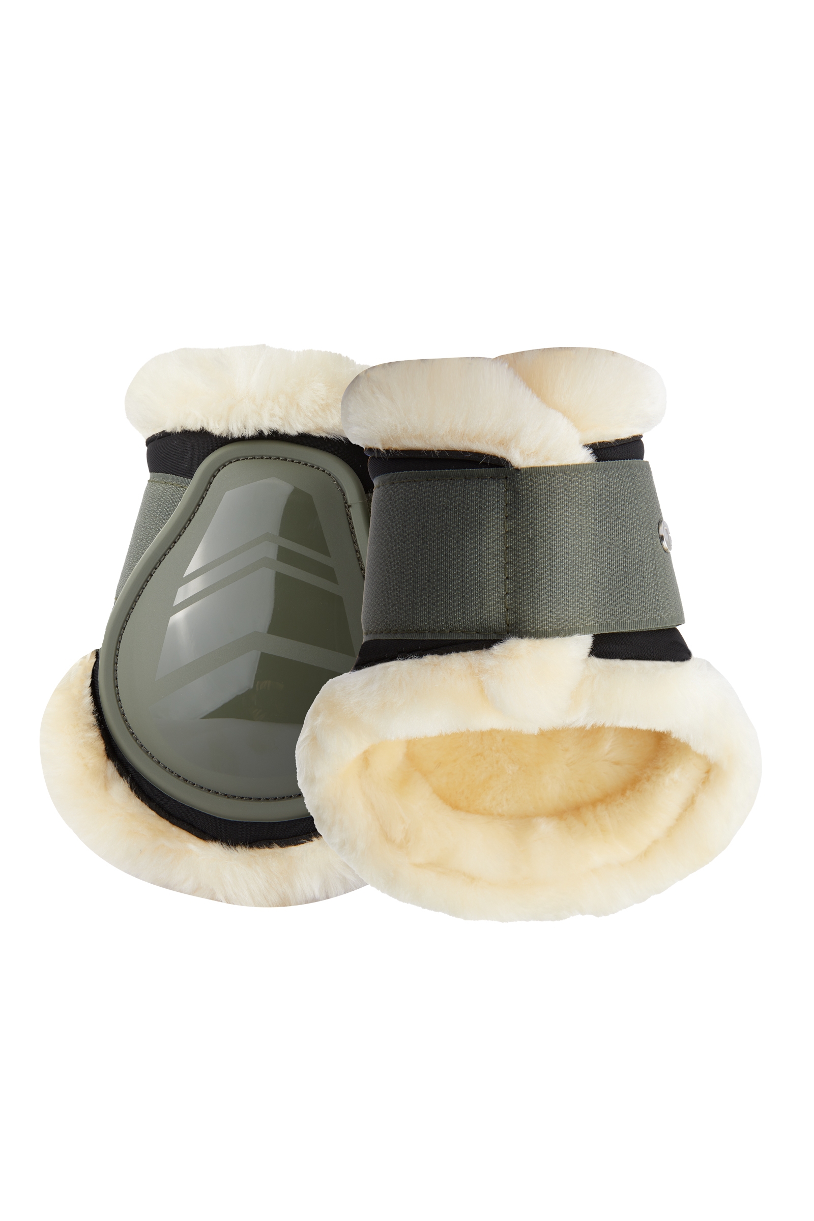 Beetle Khaki Green Horze Caliber Kogelbeschermers met voering