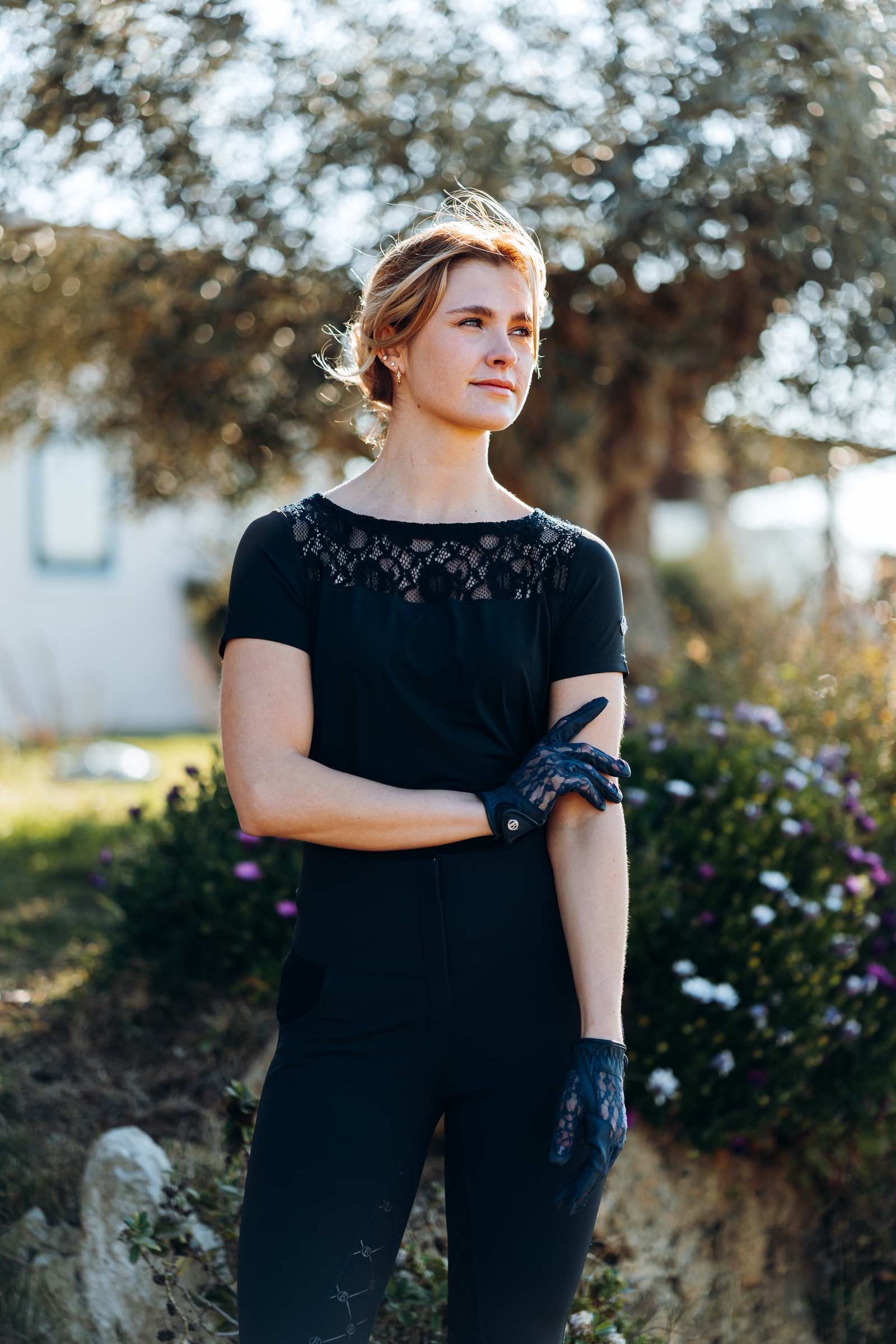 B Vertigo Lace Paardrijhandschoenen, dames