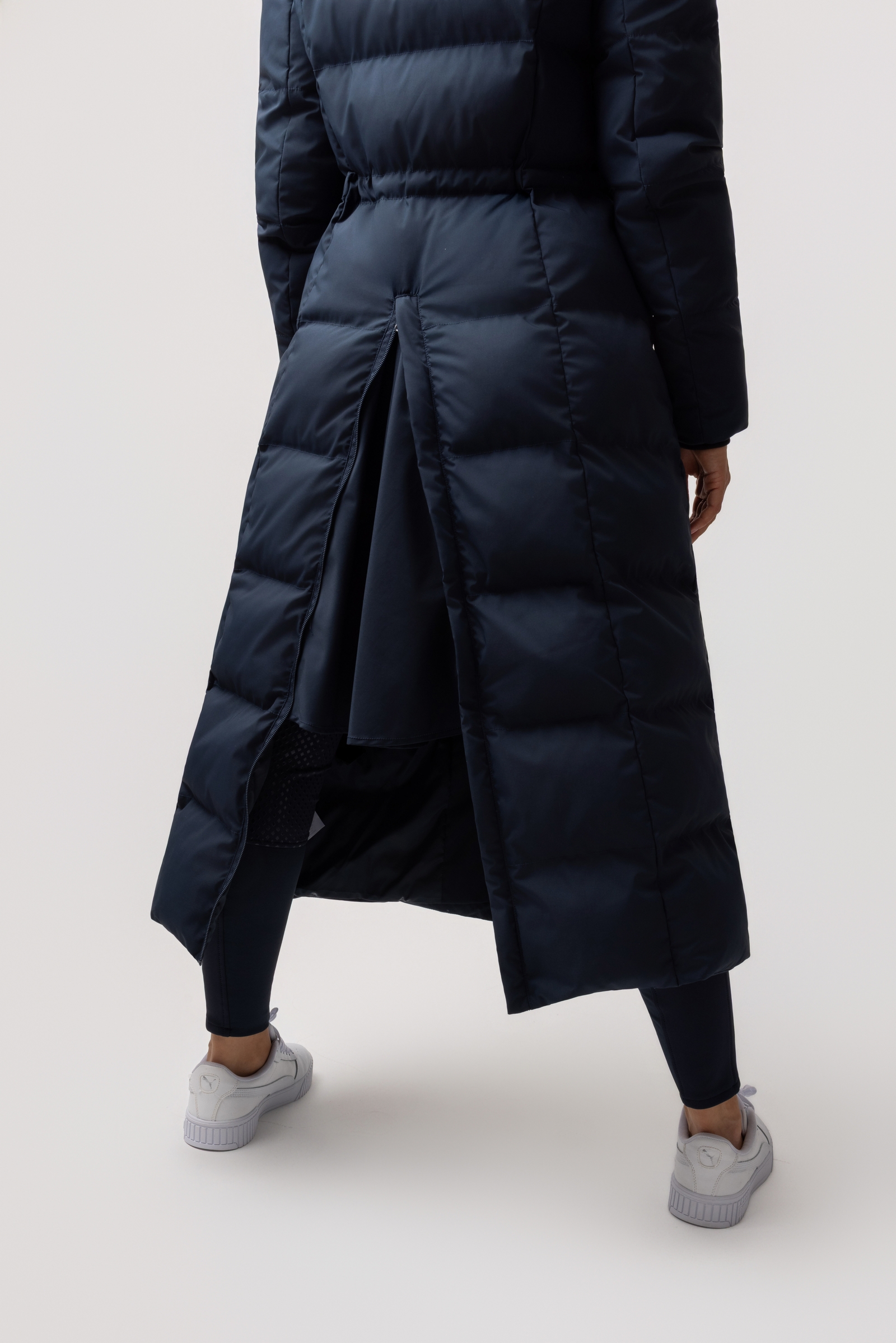 Horze Paloma lange gewatteerde jas voor dames