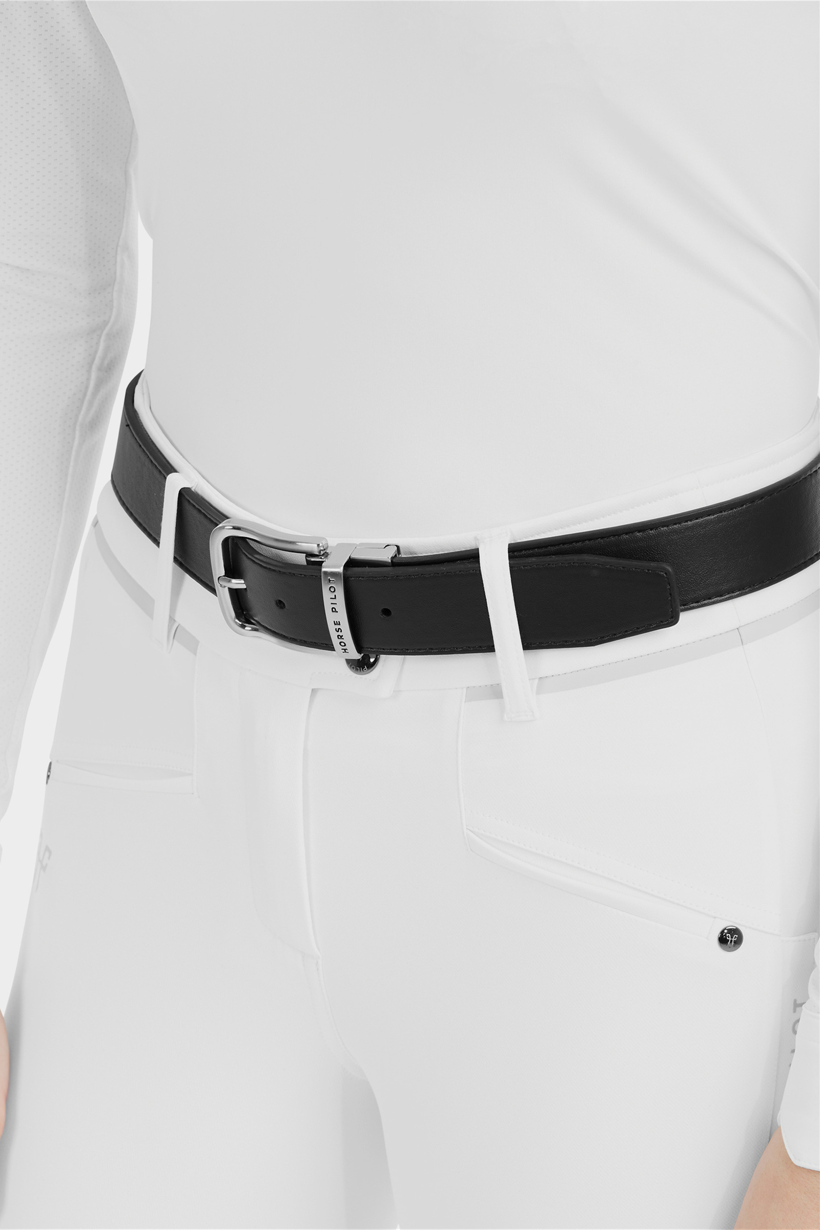 Black / Gold Brown Horse Pilot Veggie Belt