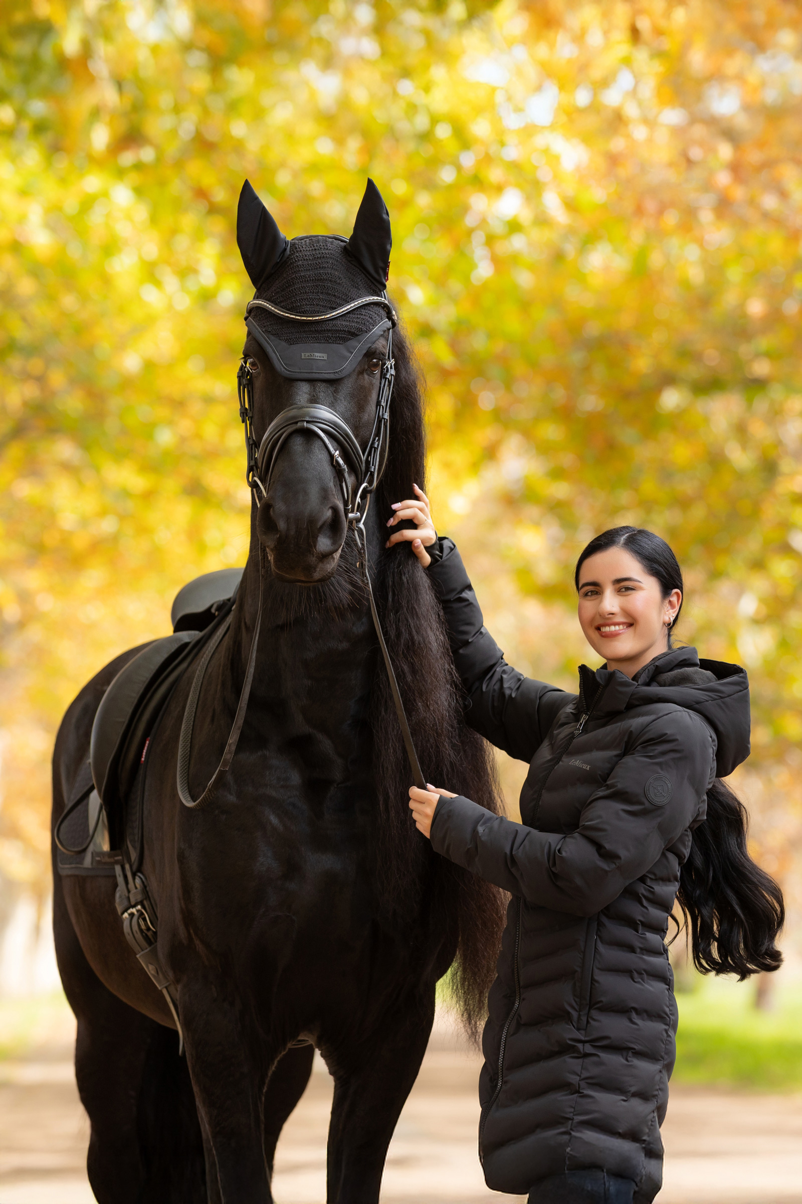 LeMieux Hayley waterafstotende lange gewatteerde jas voor dames