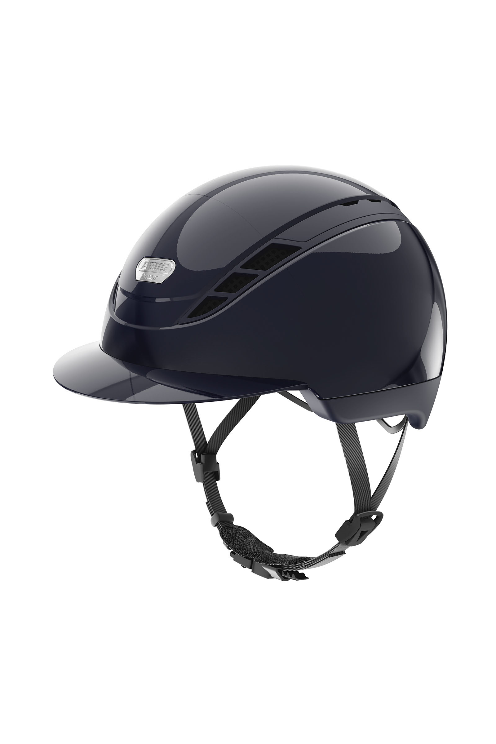 Dark Blue/ Shiny Abus Pikeur AirDuo Rijhelm