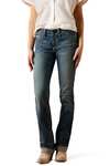Ariat R.E.A.L. Mid Rise Stretch Icon Stackable Straight Leg Dames jeans