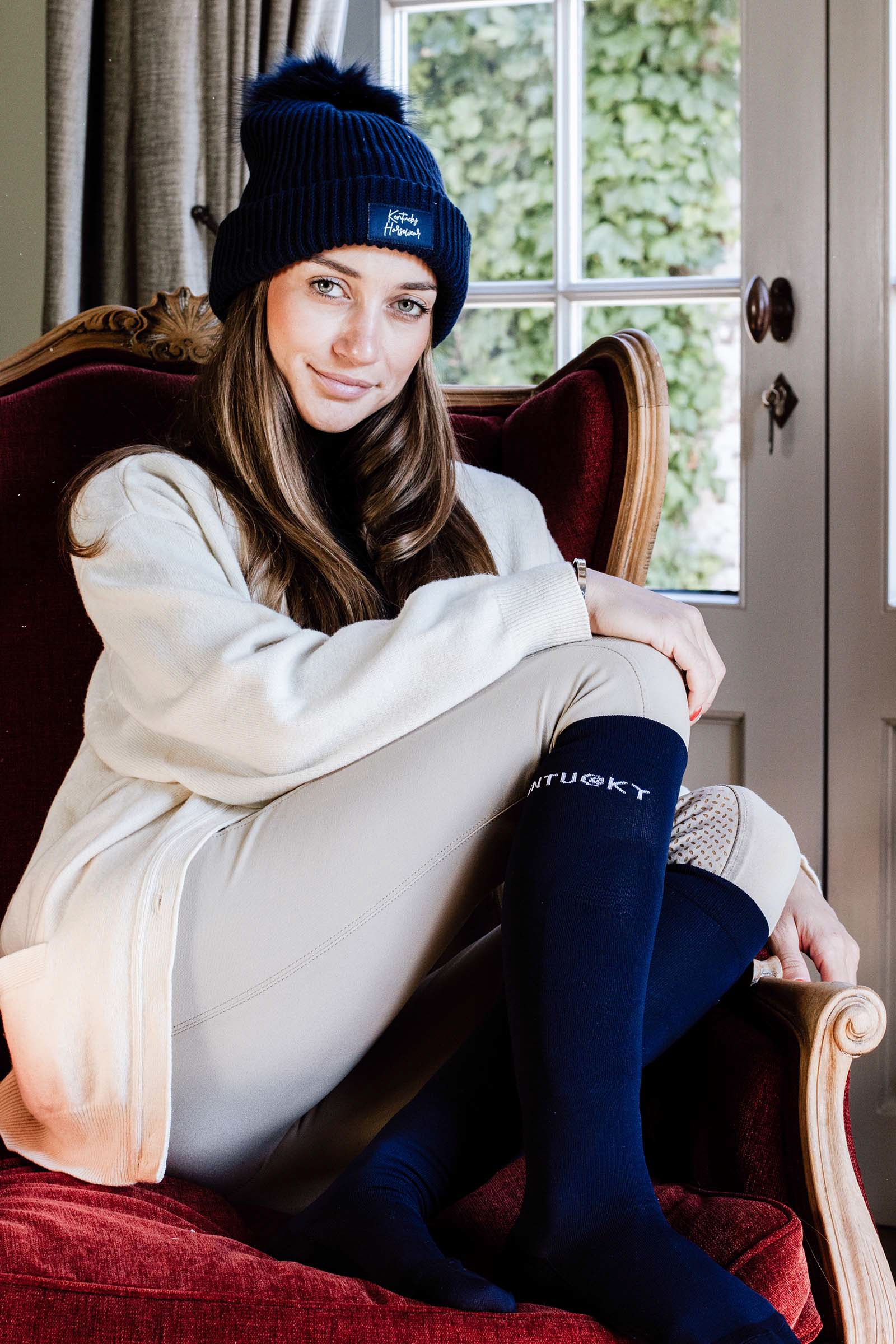 DB/AB Kentucky Horsewear Pompom Muts