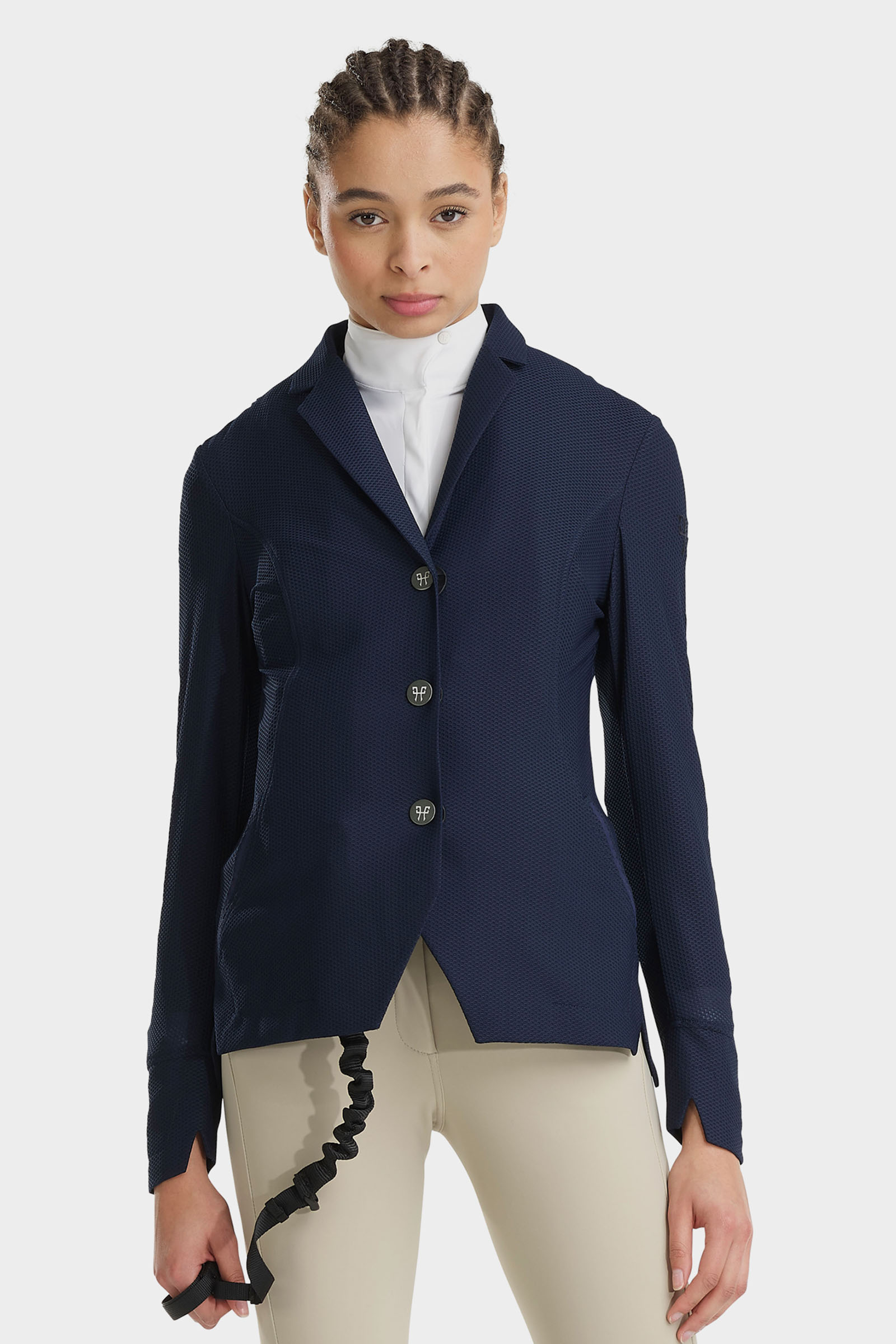 Navy Horse Pilot Aeromesh dames wedstrijdjasje