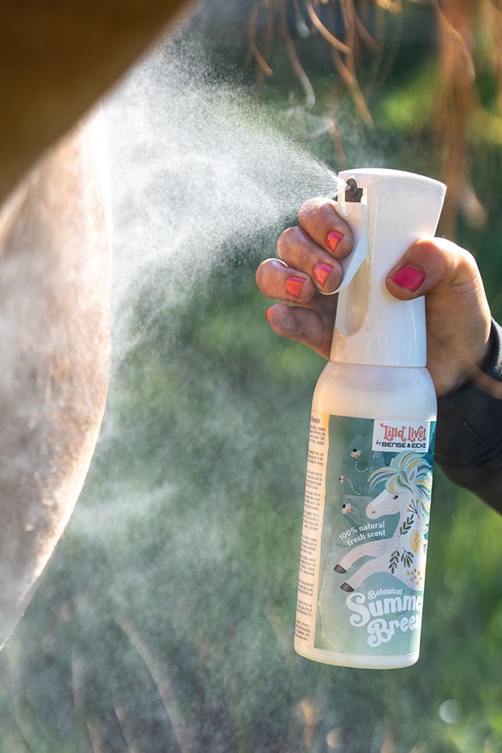 Bense & Eicke Lilla Livet Botanical Summer Breeze deodorant voor paarden, 500 ml
