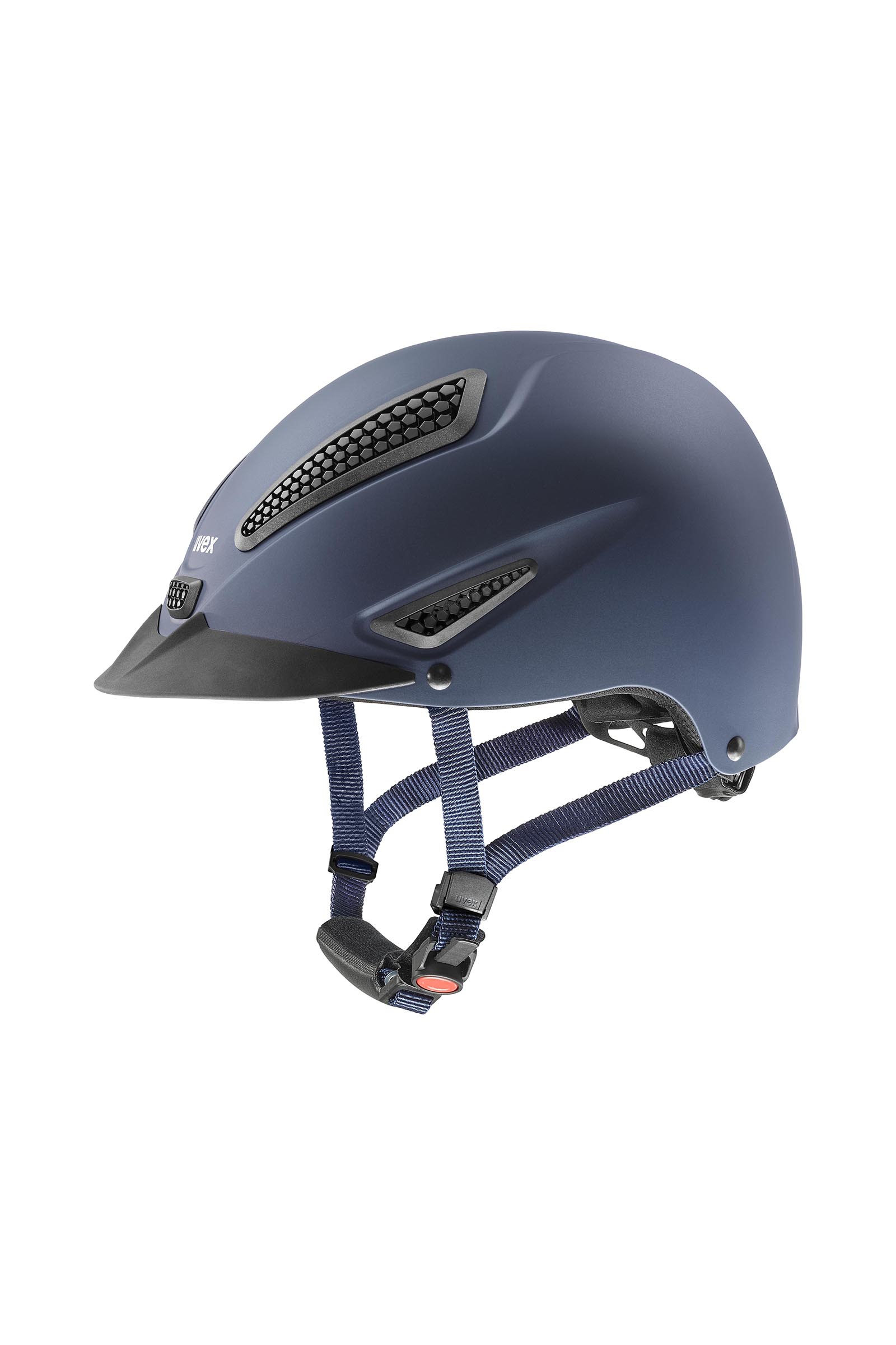 blue mat Uvex Perfexxion III Paardrijhelm