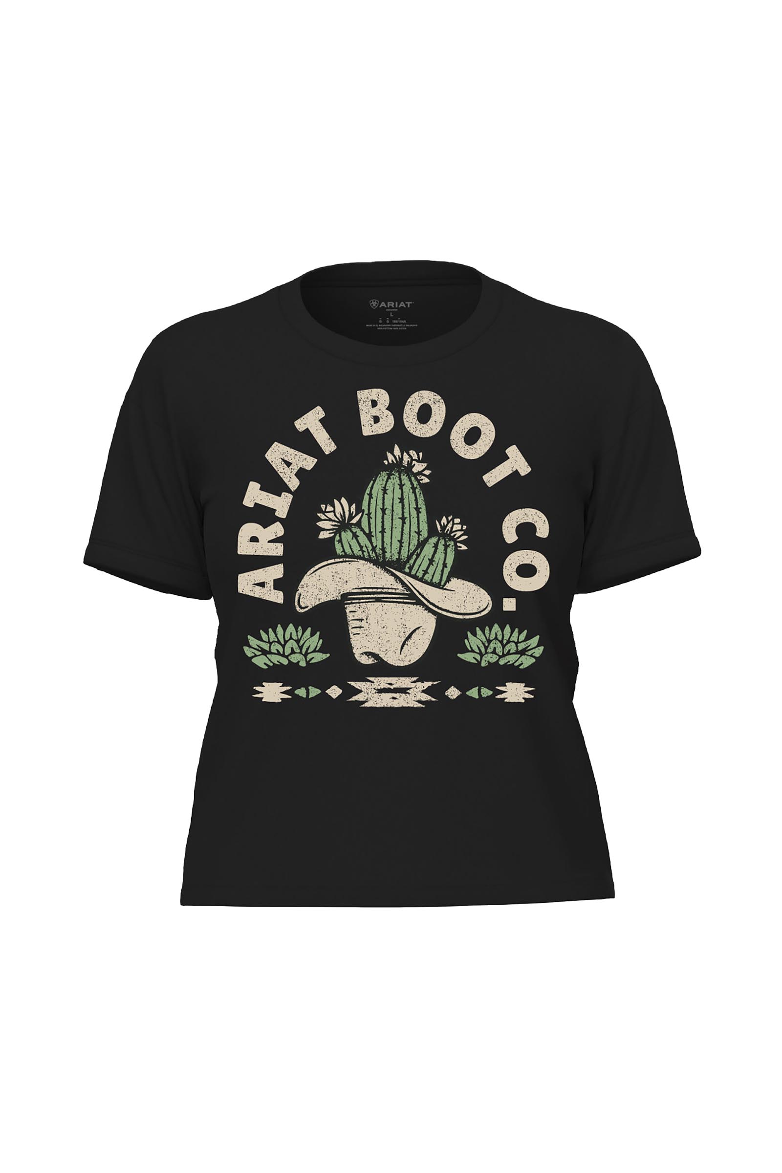 Ariat Dames Ariat Cacti Cowboy Hat T-shirt