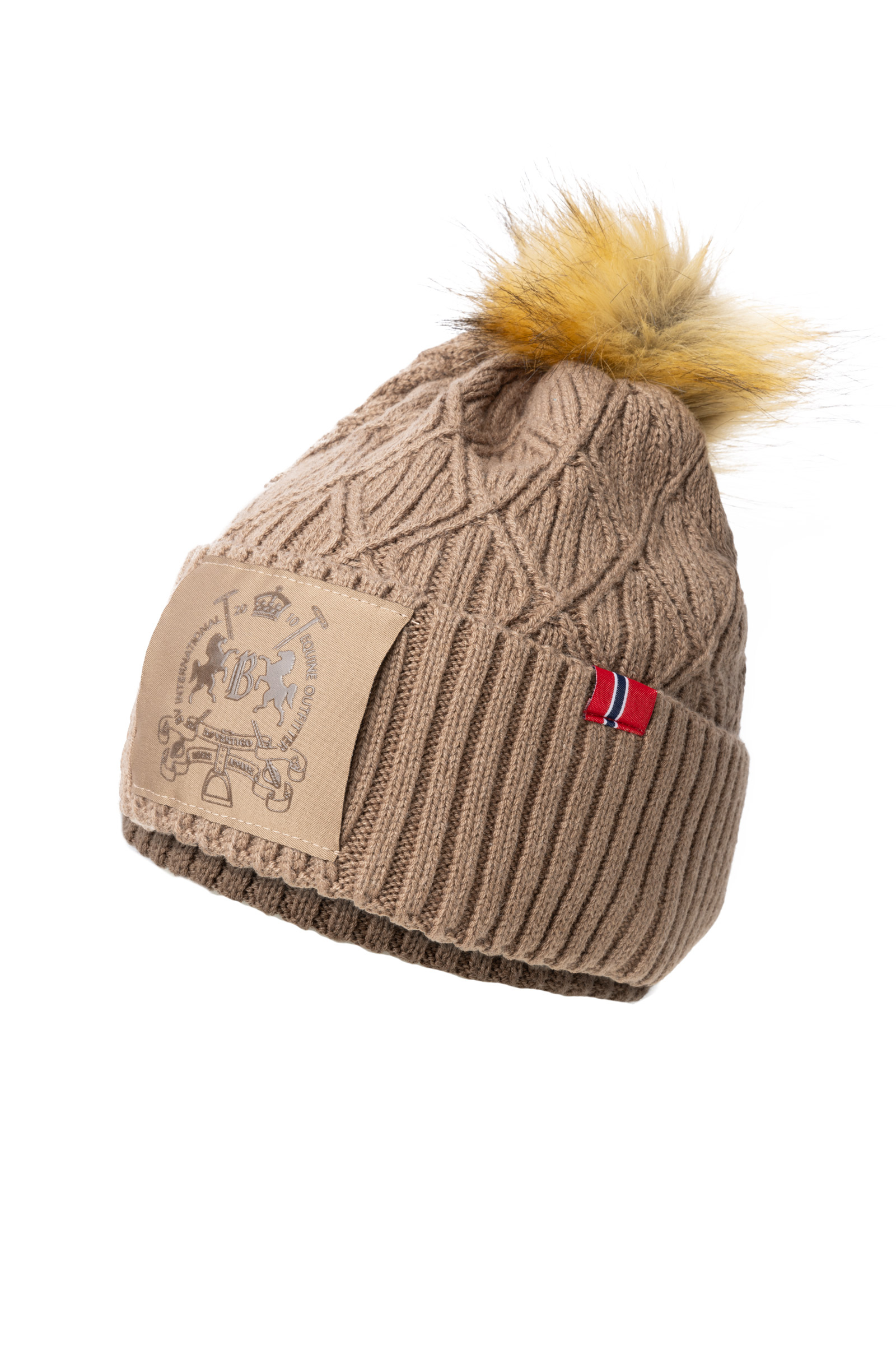 B Vertigo Faye Gebreide muts