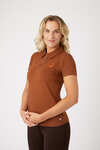 Horze Amy Katoen Stretch Poloshirt, korte mouwen, dames