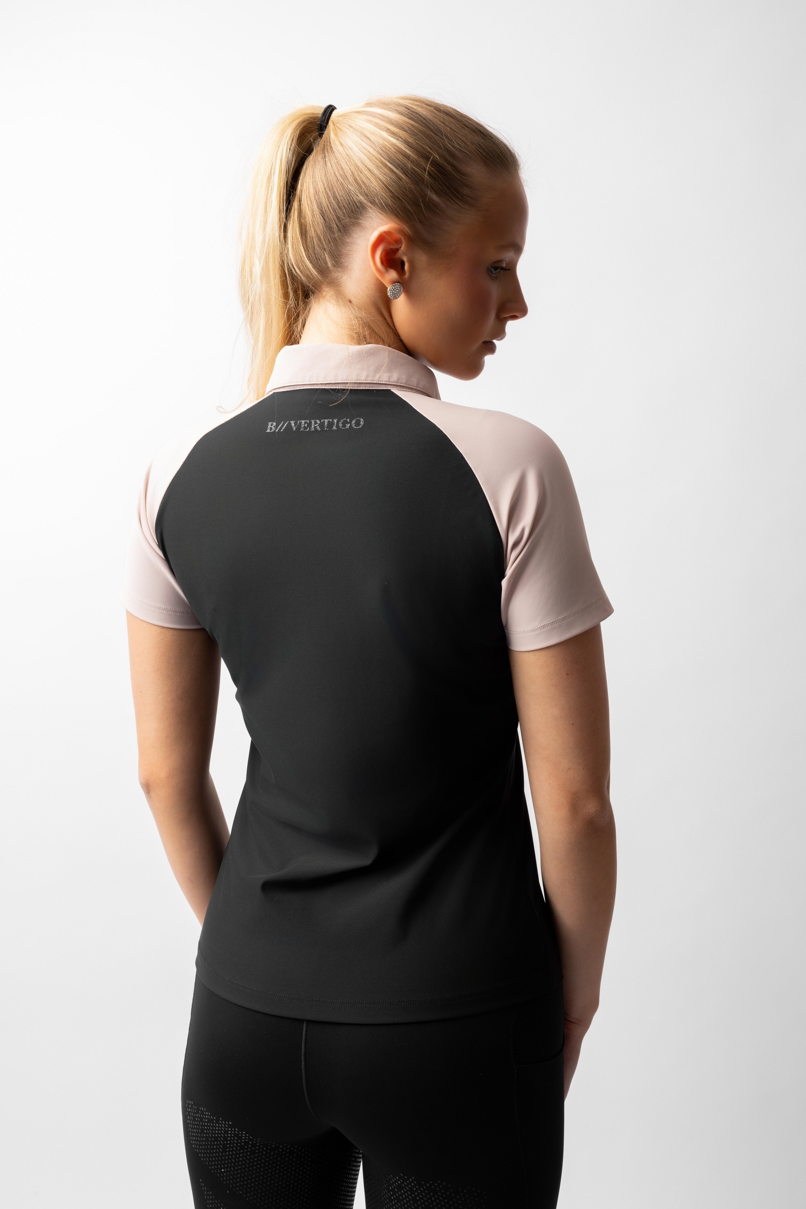 B Vertigo Giselle dames tweekleurig poloshirt  