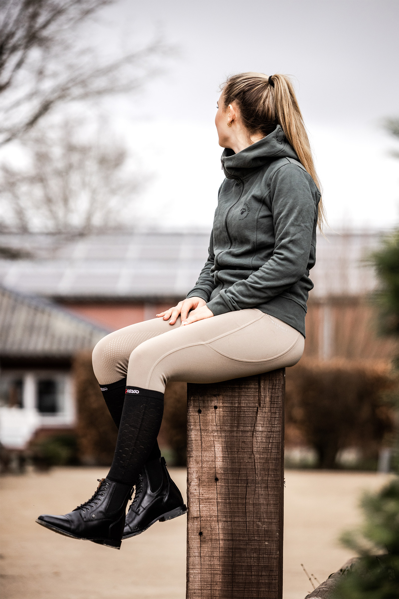 Suedwind Footwear Florentina jodhpurs met rits achterop en veter