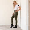 Horze Vanessa Naadloze Denim-Look Siliconen Full Seat Tights, dames