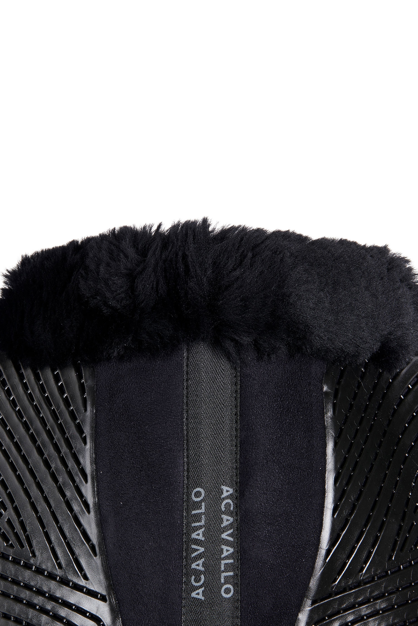 Acavallo Close Contact Gel & Memory Foam zadelonderlegger met schapenvacht