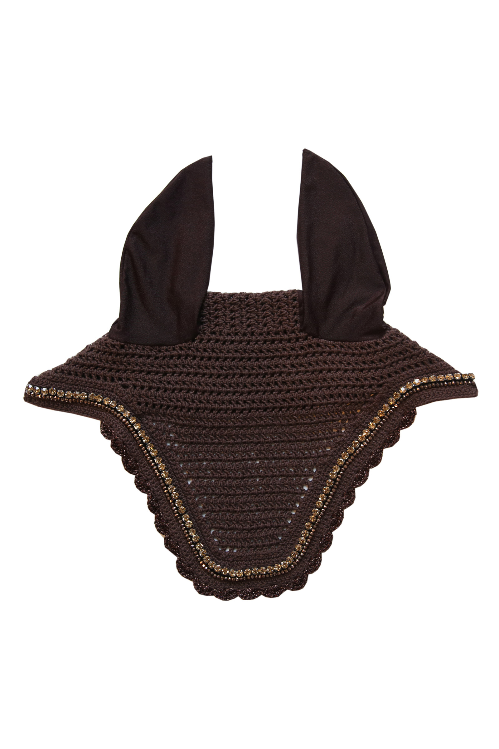 Brown Kentucky Horsewear Oornetje Wellington stone & pearl