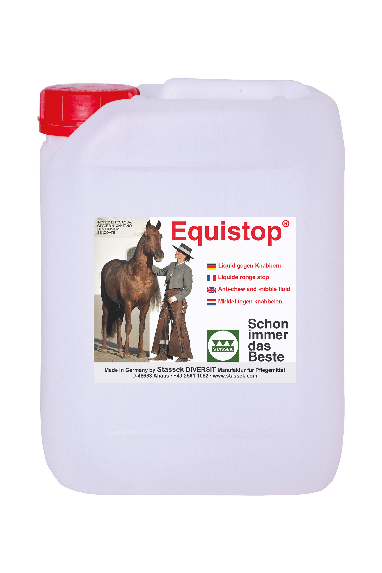 Stassek Equistop Antibijt, 2 liter