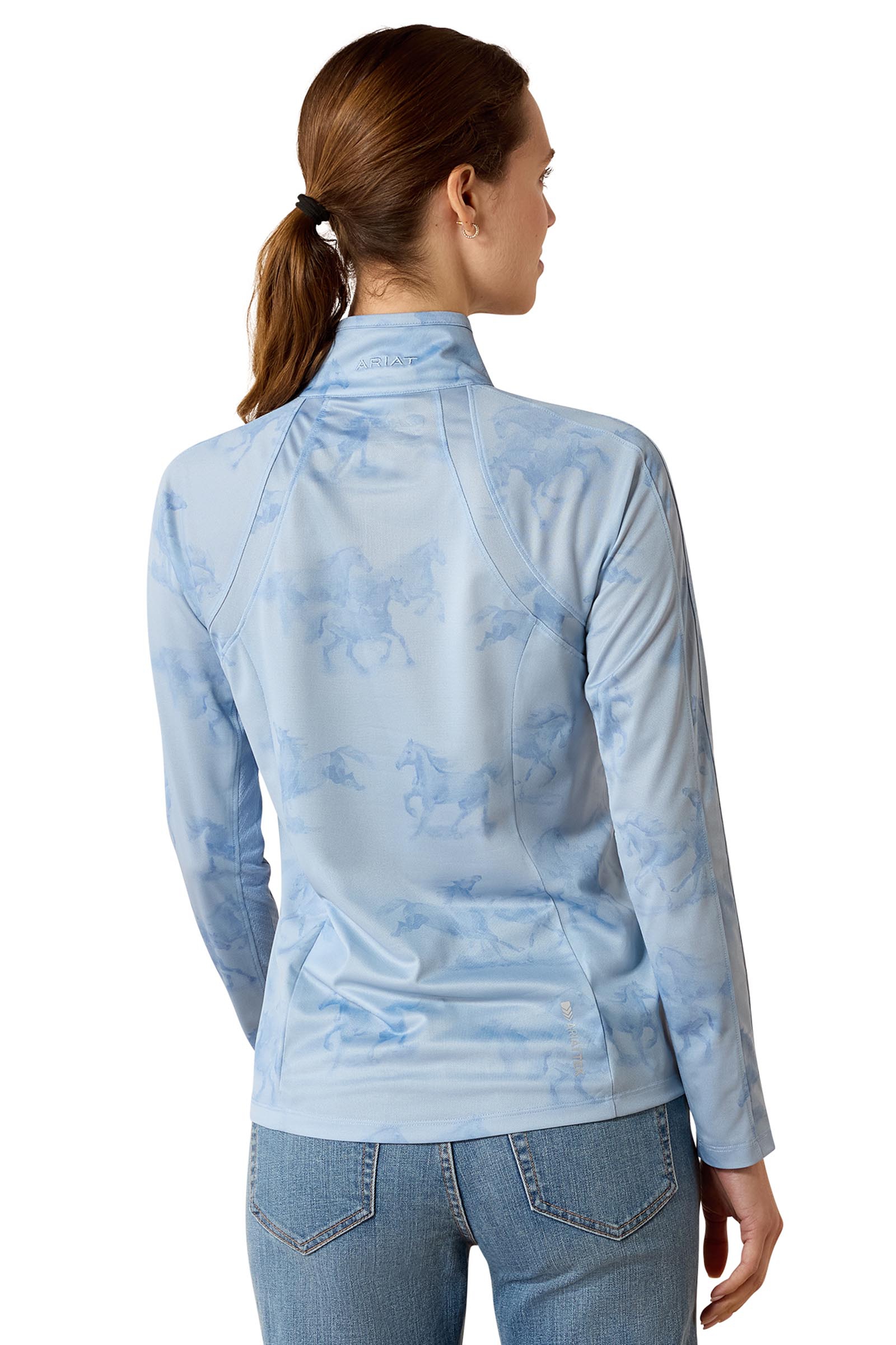 Ariat Dames Sunstopper 3.0 baselayer met 1/4 rits