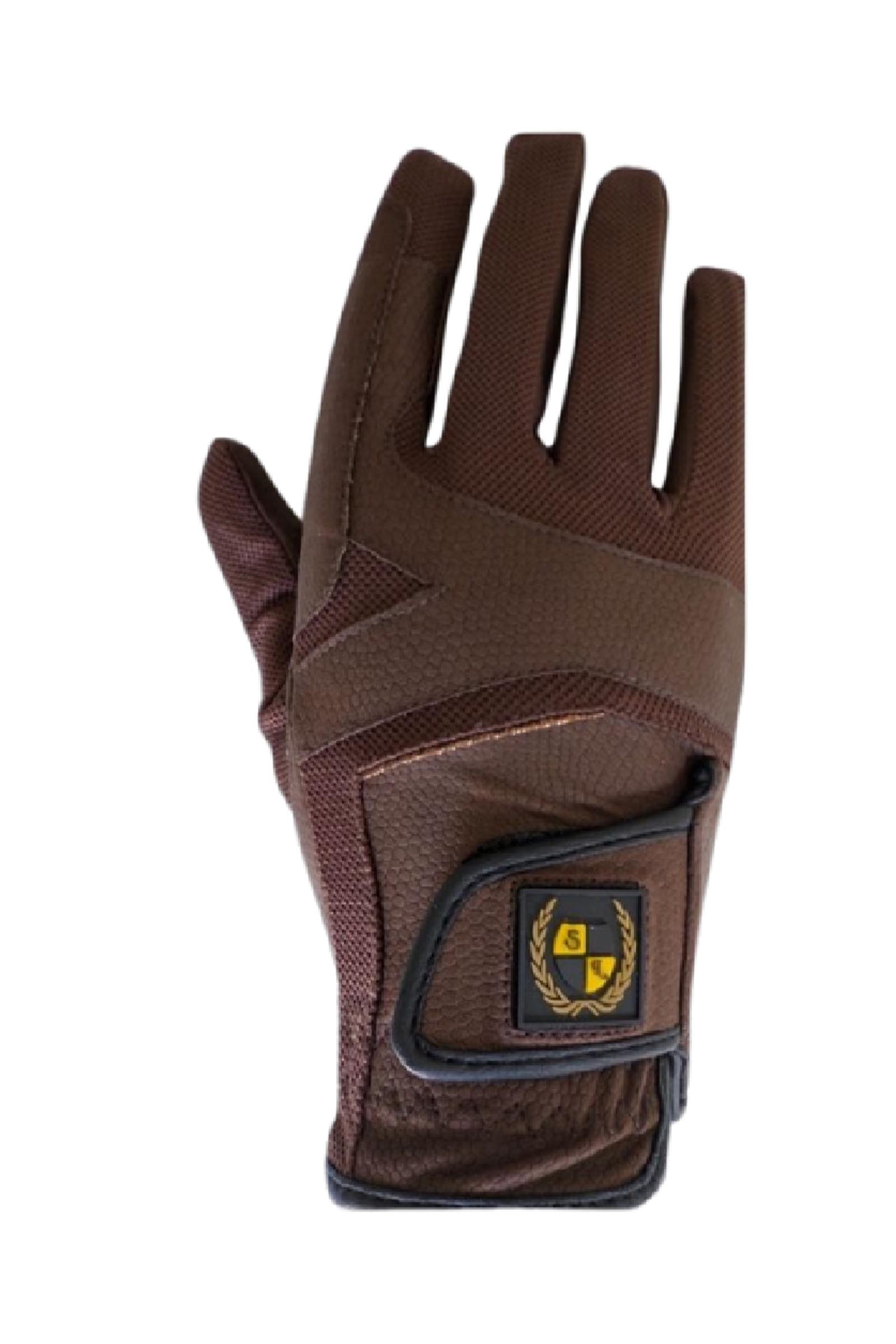 Brown/Brown Kavalkade Sir Lancelot Air rijhandschoenen