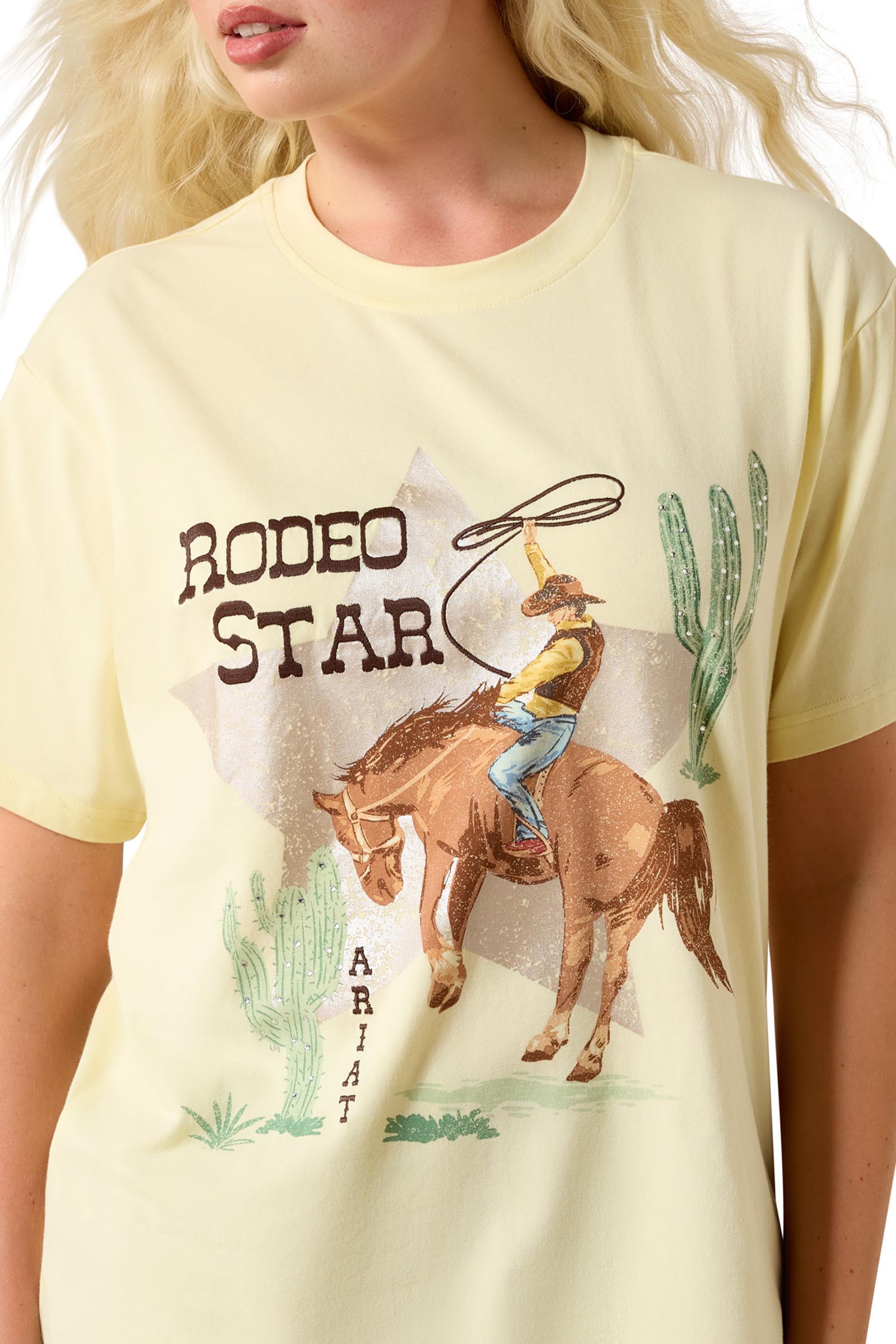 Ariat Rodeo Star boyfriend T-shirt voor dames  