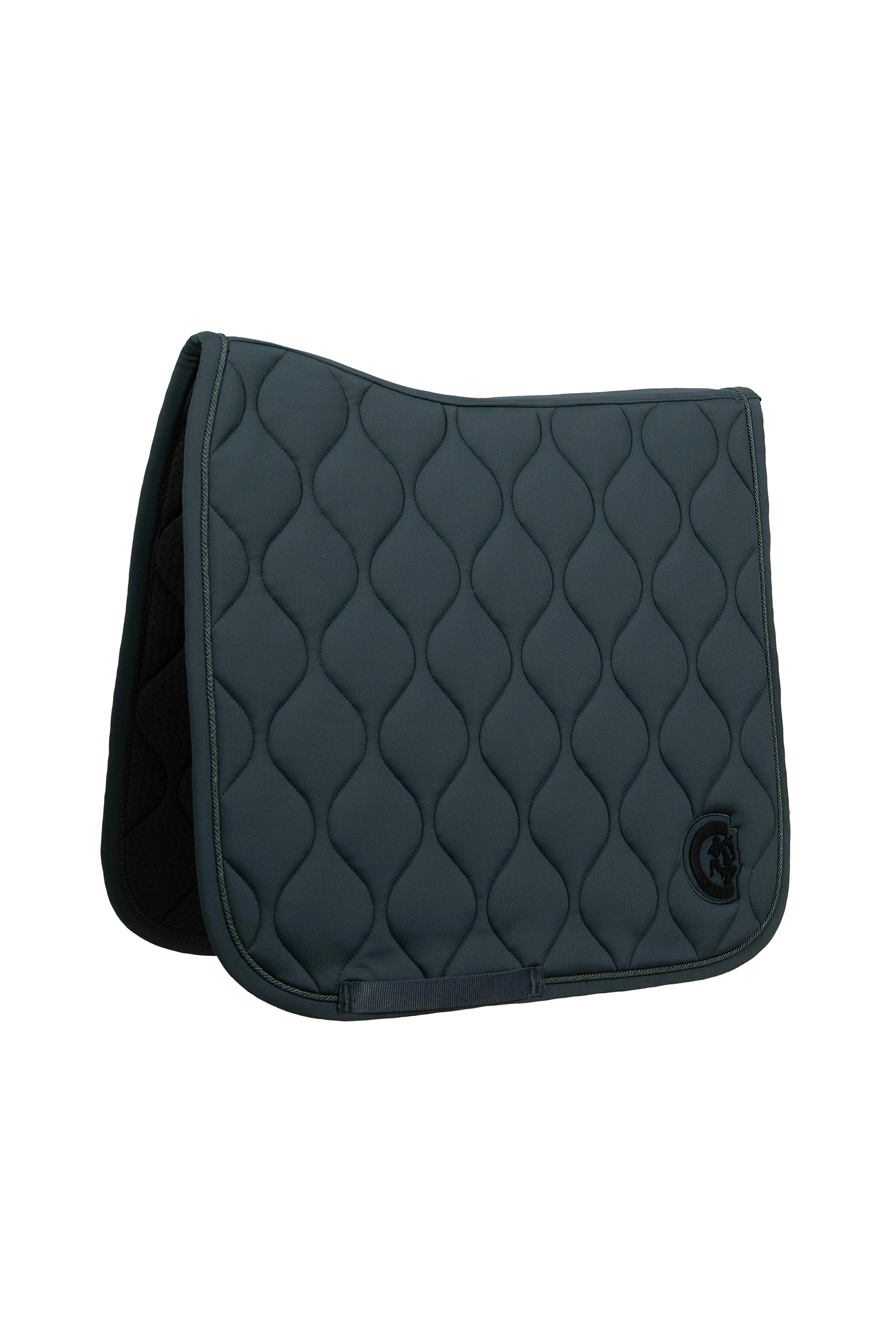 pine green Kentucky Horsewear zadeldek Wave 3D Logo Dressuur