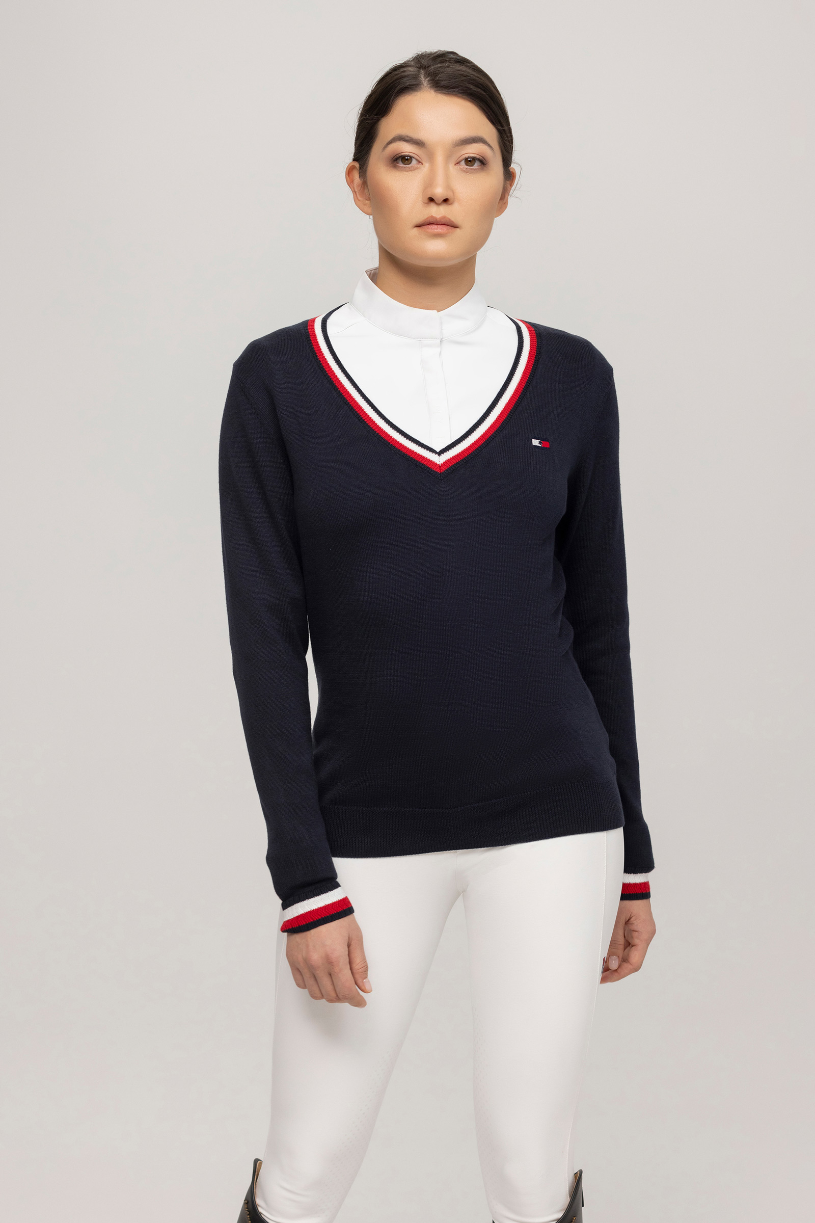 Tommy Hilfiger Equestrian Indiana dames V-hals trui