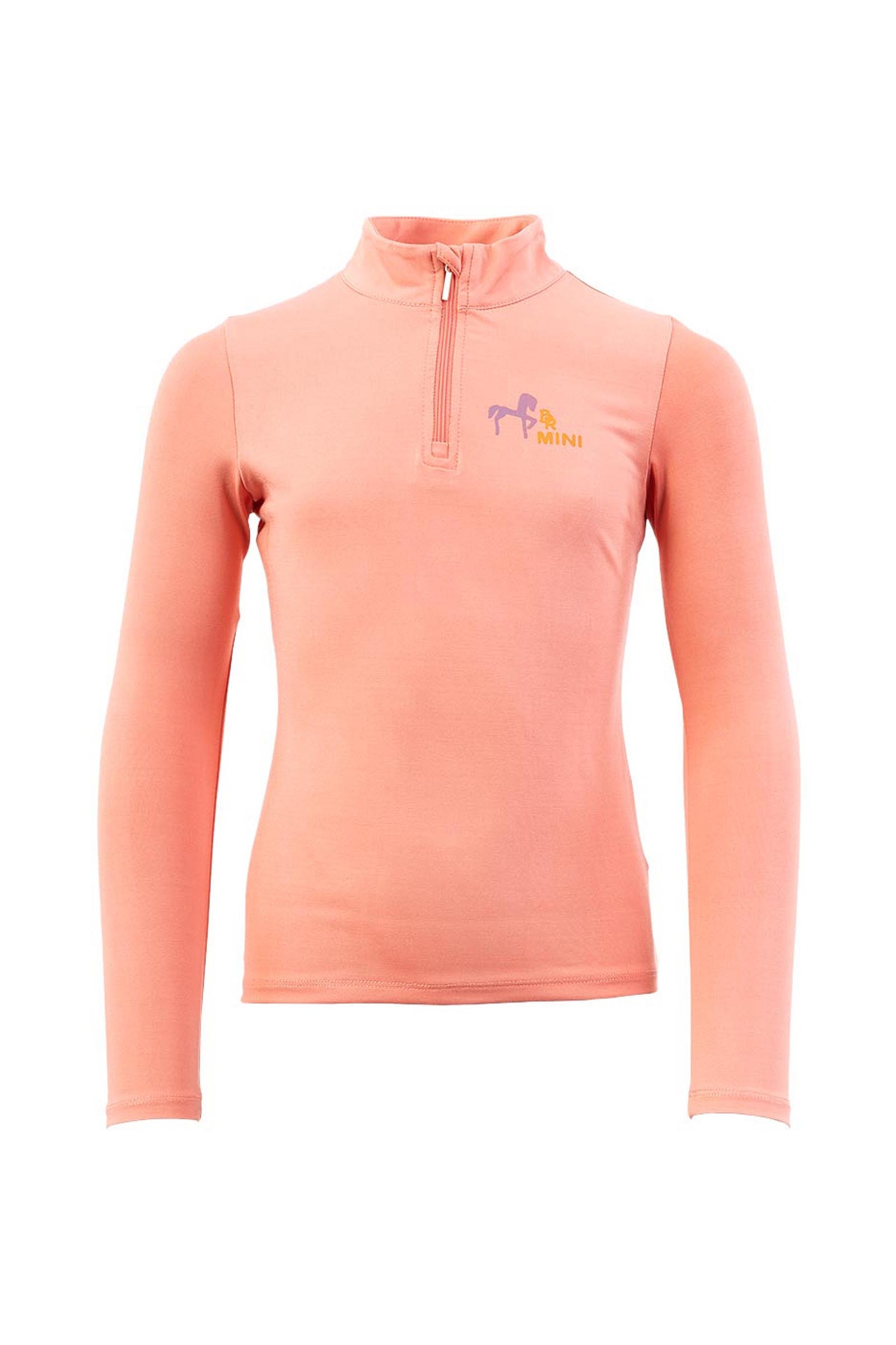 Peach Blossom BR Mini Kids zip up longsleeve shirt