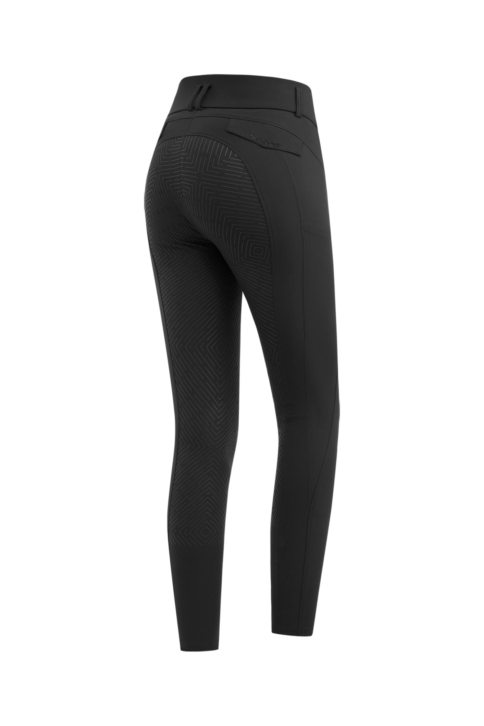 Black ELT Comfort Ride Glam dames rijbroek met full grip