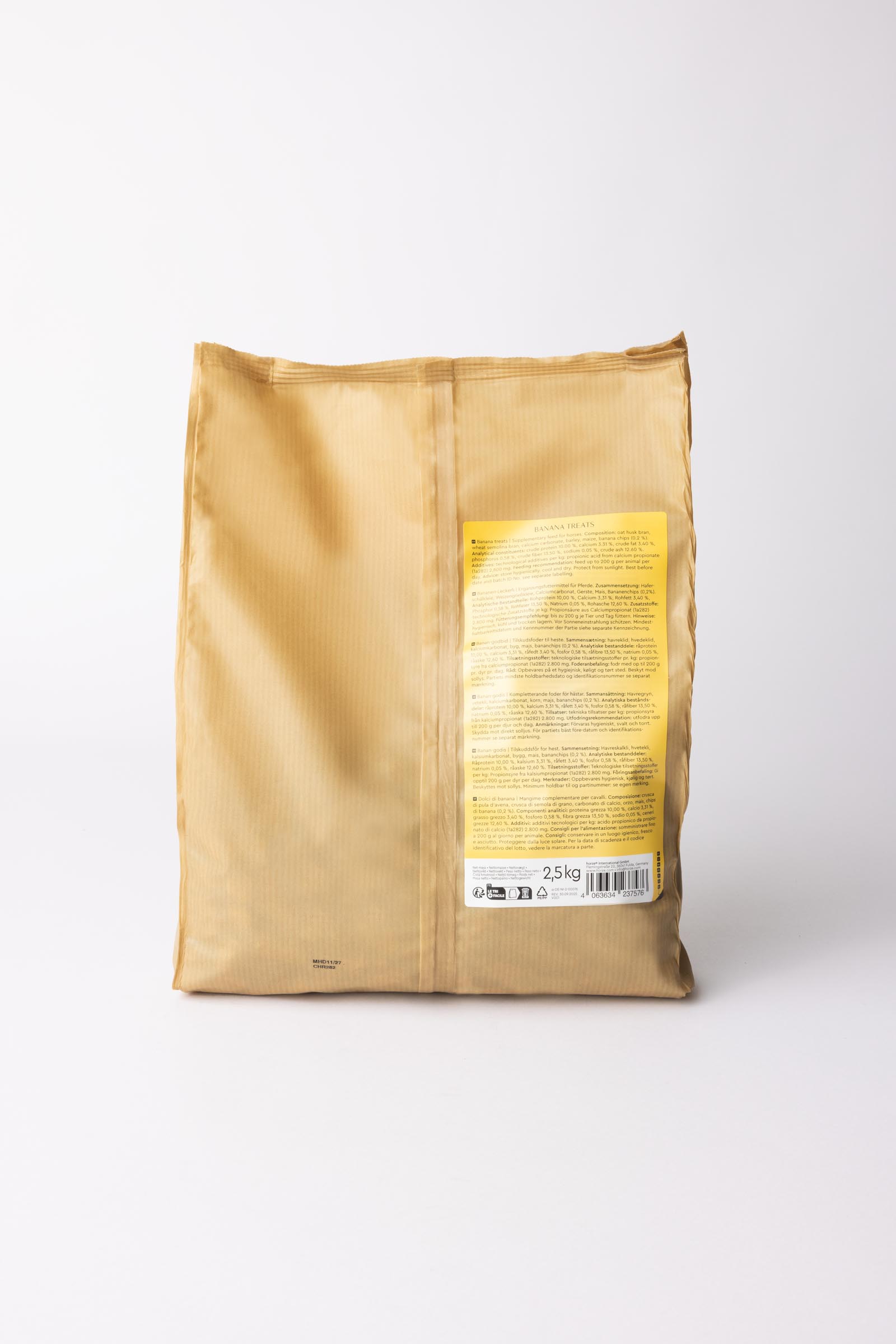 Horze Biscuits Banana, paardensnoepjes, 2,5 kilo