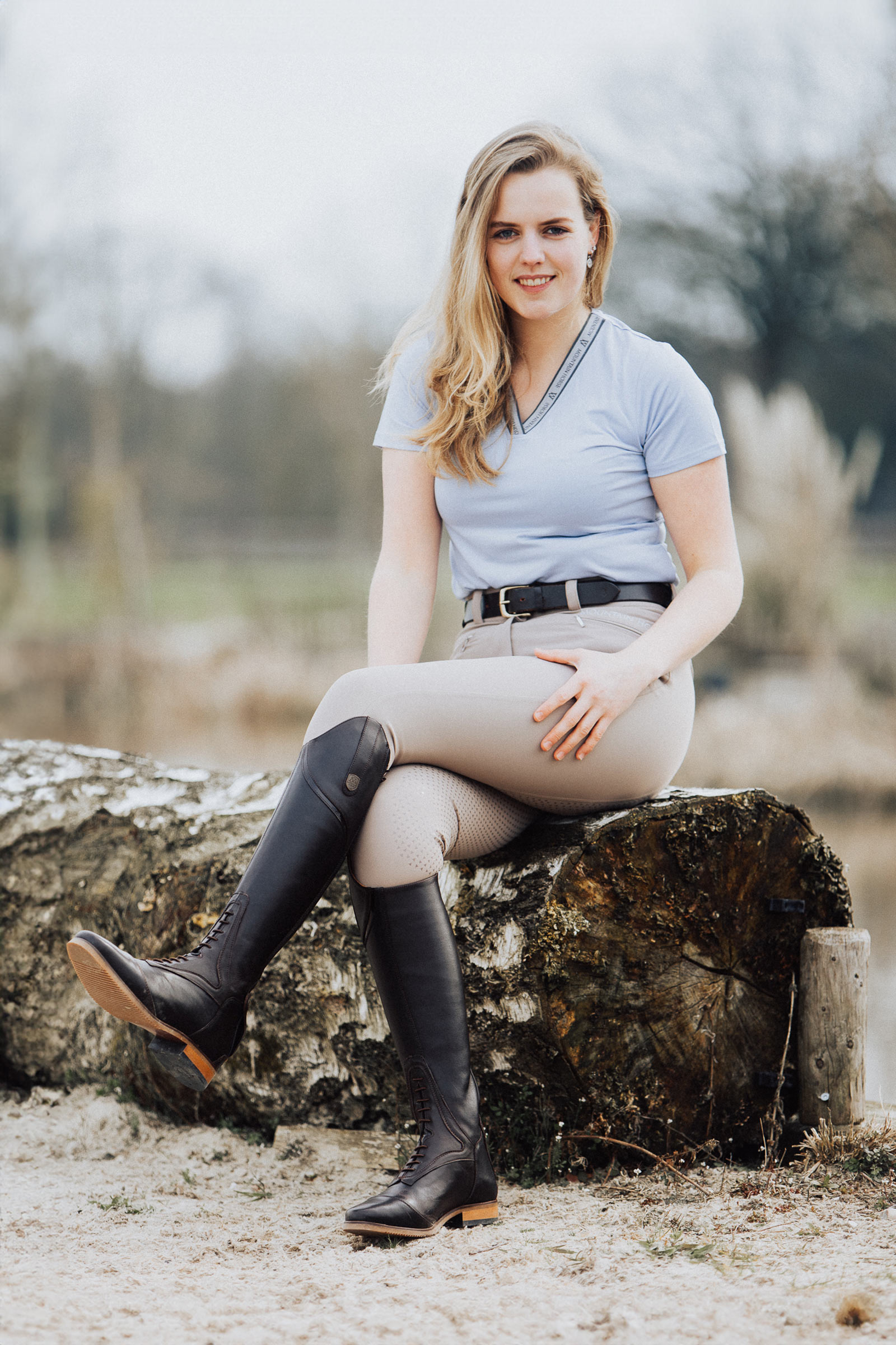 Mountain Horse Diana dames rijbroek met kniegrip