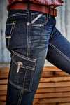 Ariat Rebar MR DuraStretch Riveter bootcut jeans voor dames  