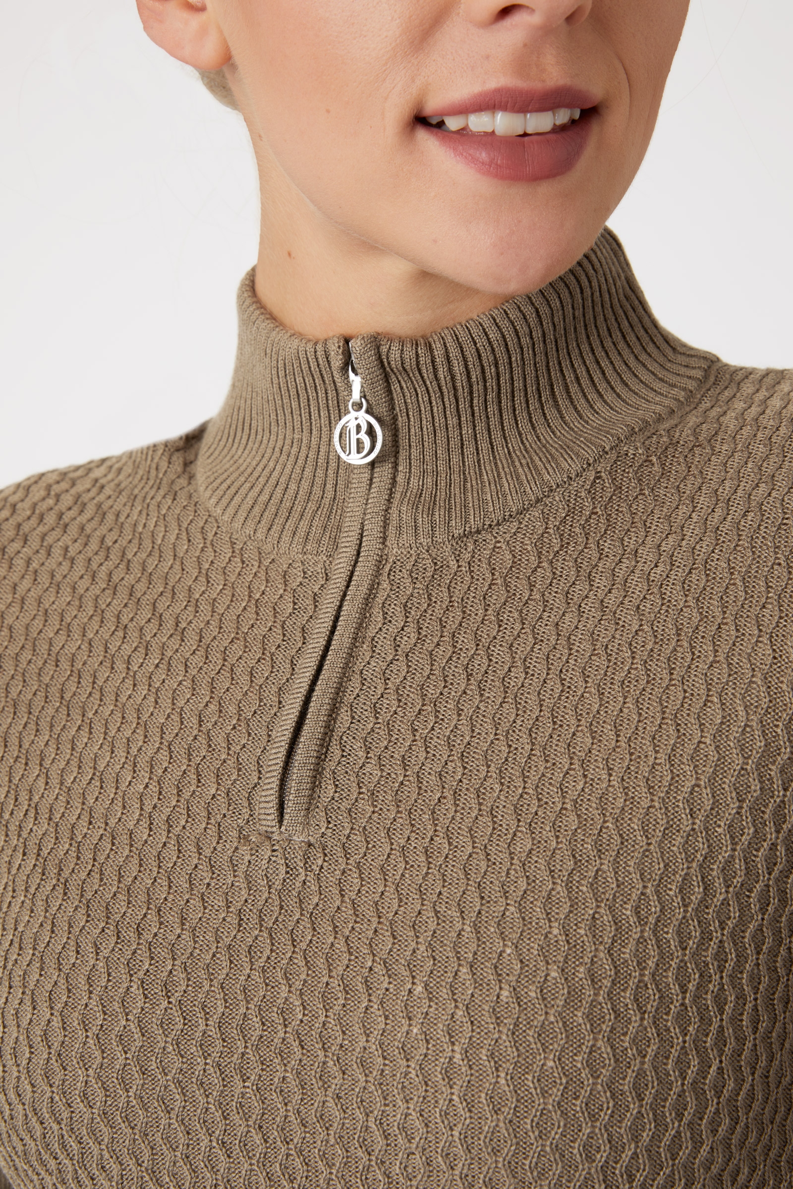 B Vertigo Ruth Gebreide Pullover met Rits