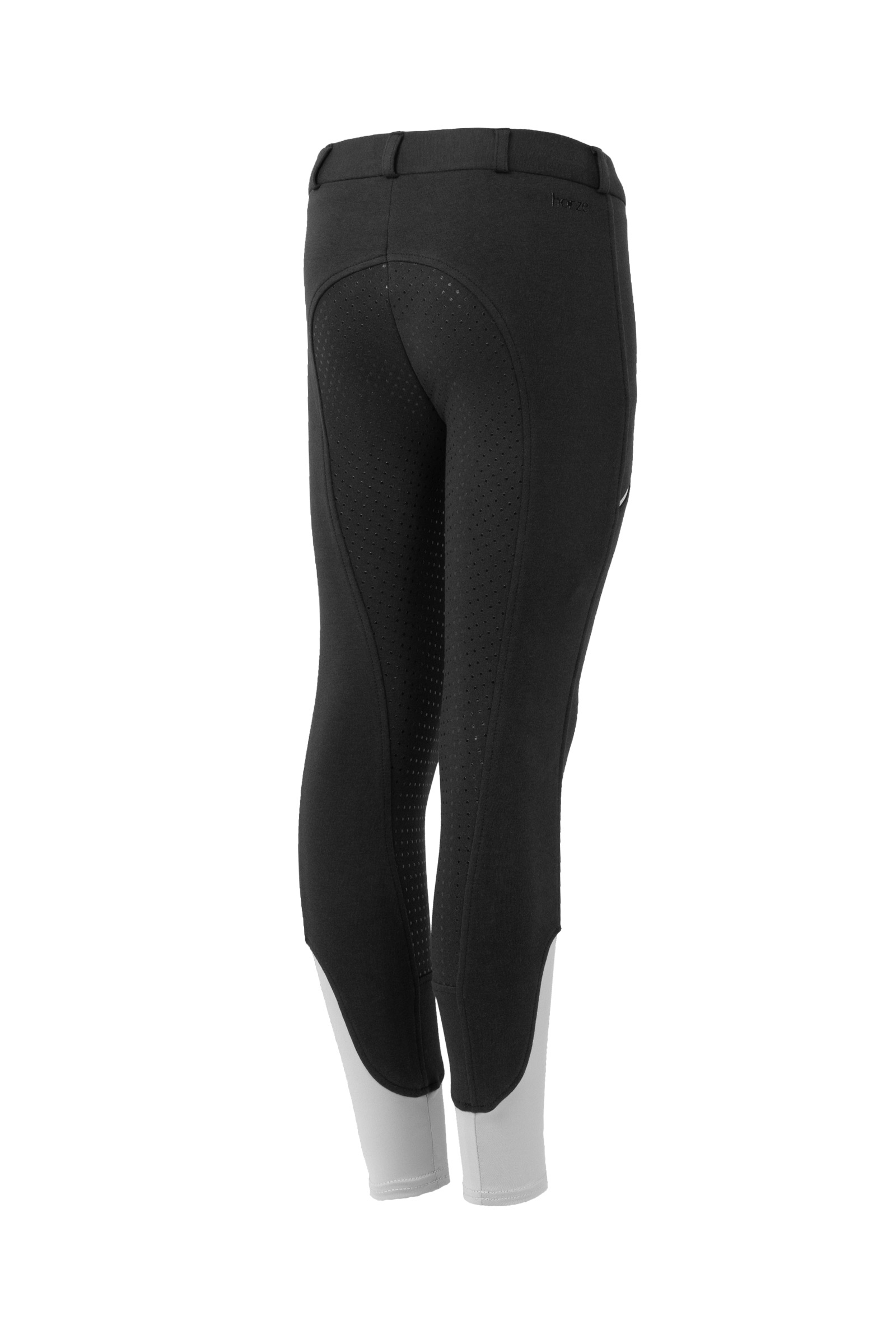 jet black Horze Felicia kinder fullseat rijlegging