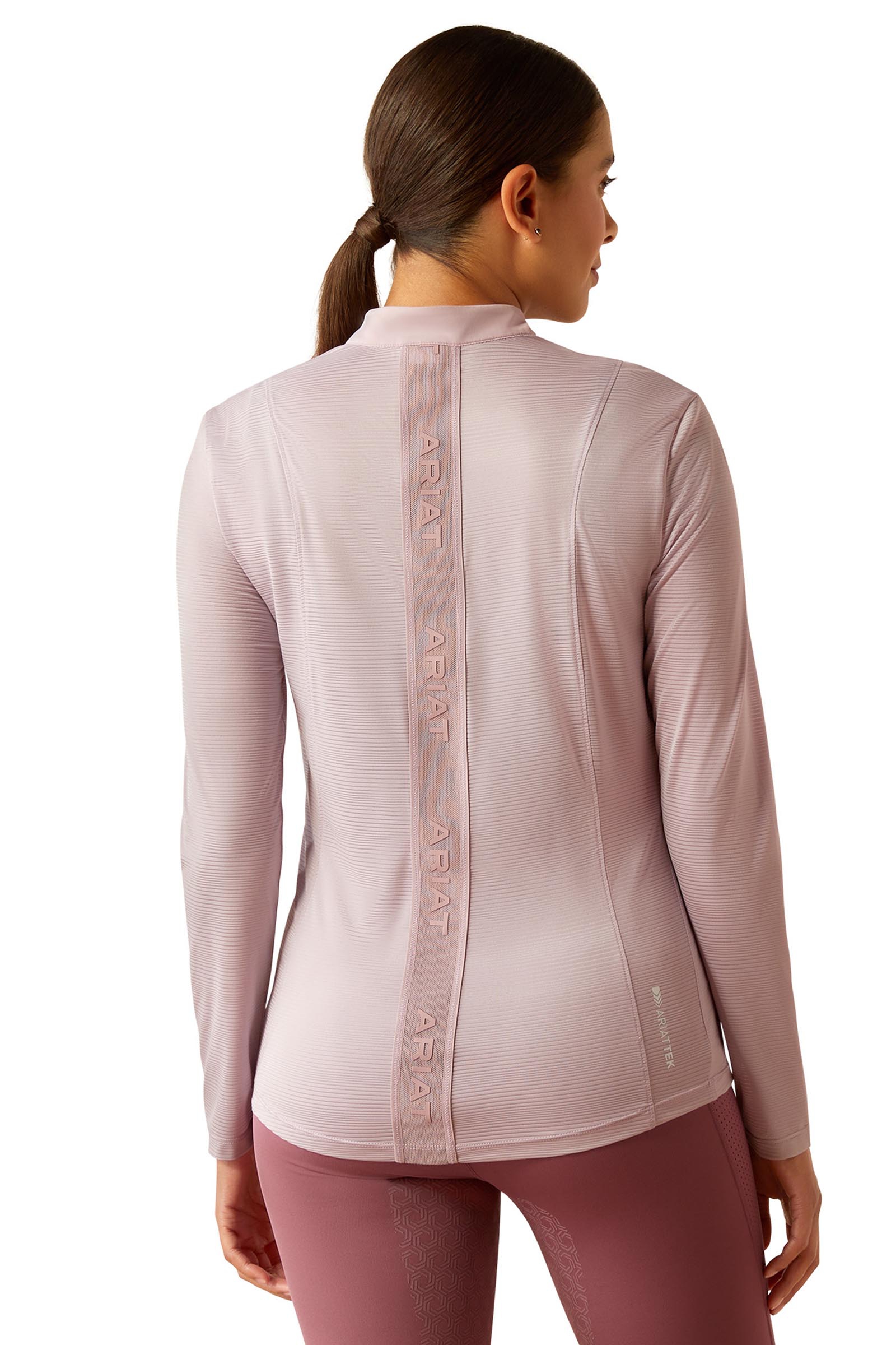 Ariat Breathe damesfunctioneel shirt met lange mouwen en 1/4 ritssluiting