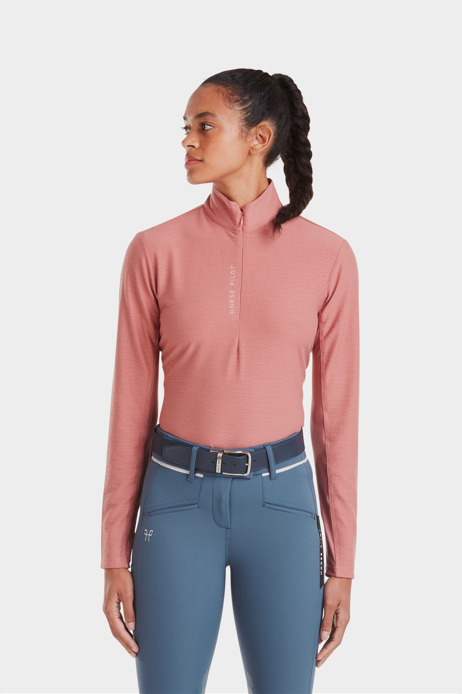 Brick Dust Horse Pilot Suntech Dameshirt