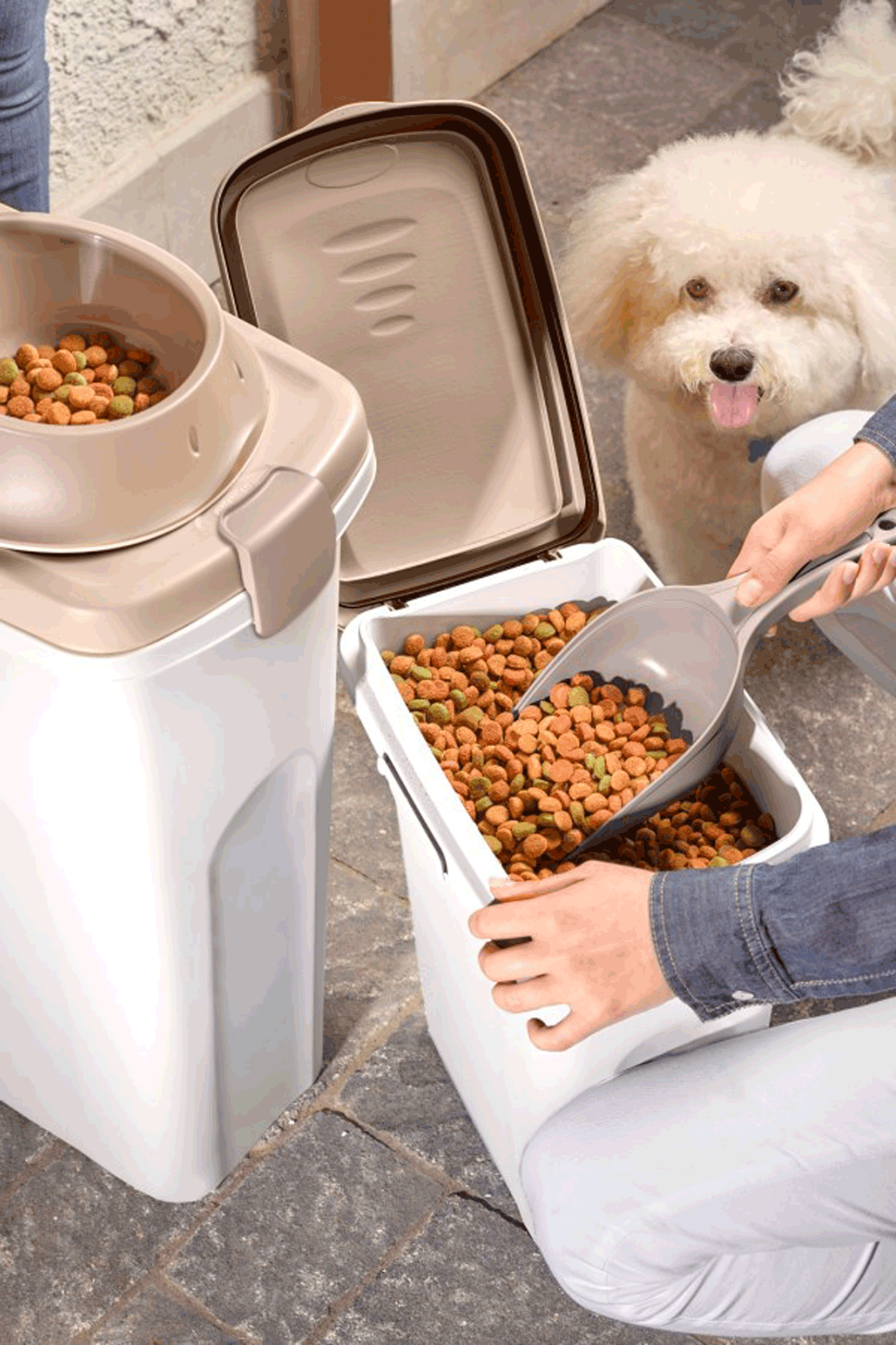 Kerbl voedercontainer, 15 L