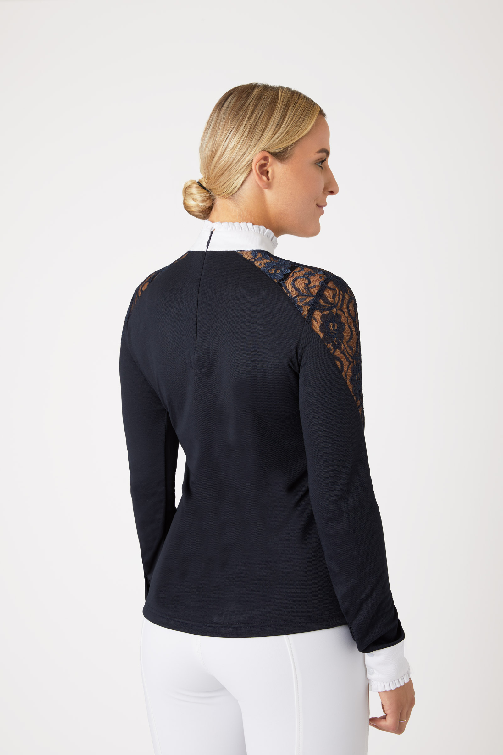 Horze Sylvie Longsleeve Veter Wedstrijdshirt, dames