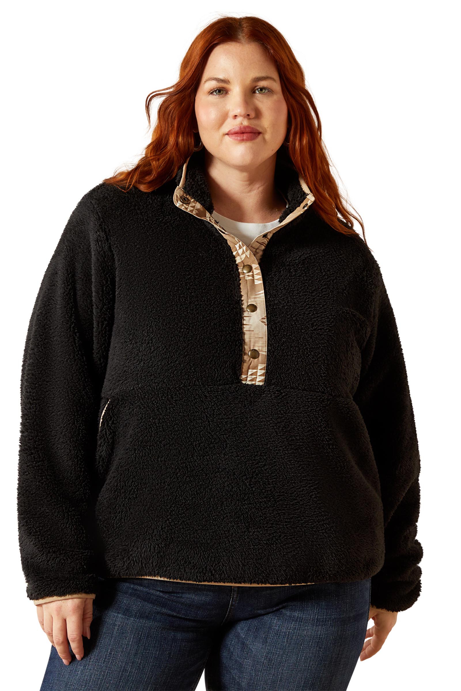 Ariat Berber Snap damestrui met halve knoopsluiting