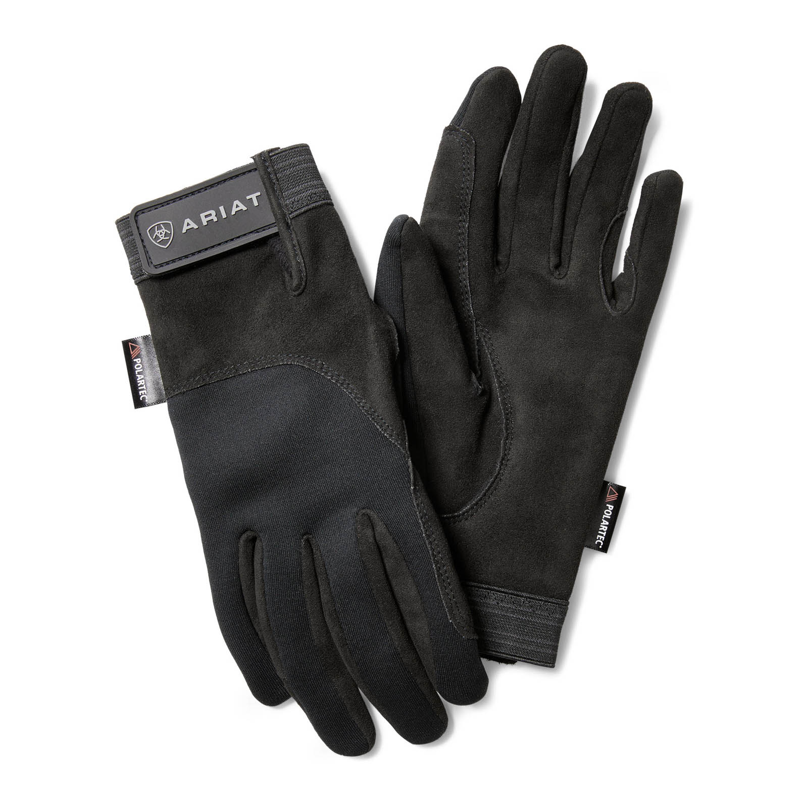 Black Ariat Insulated Tek Grip Gevoerde rijhandschoenen