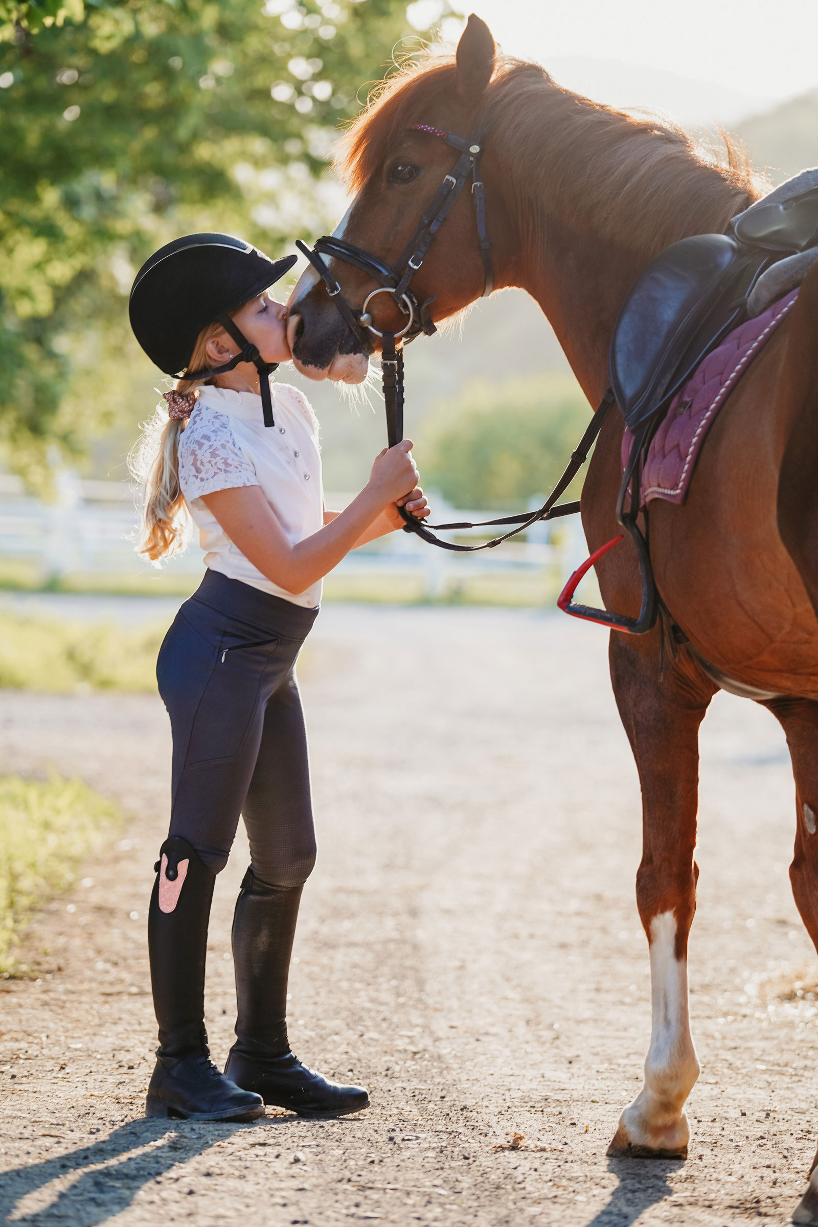 Suedwind Footwear Nova Fun Convertible leren rijlaarzen voor kinderen