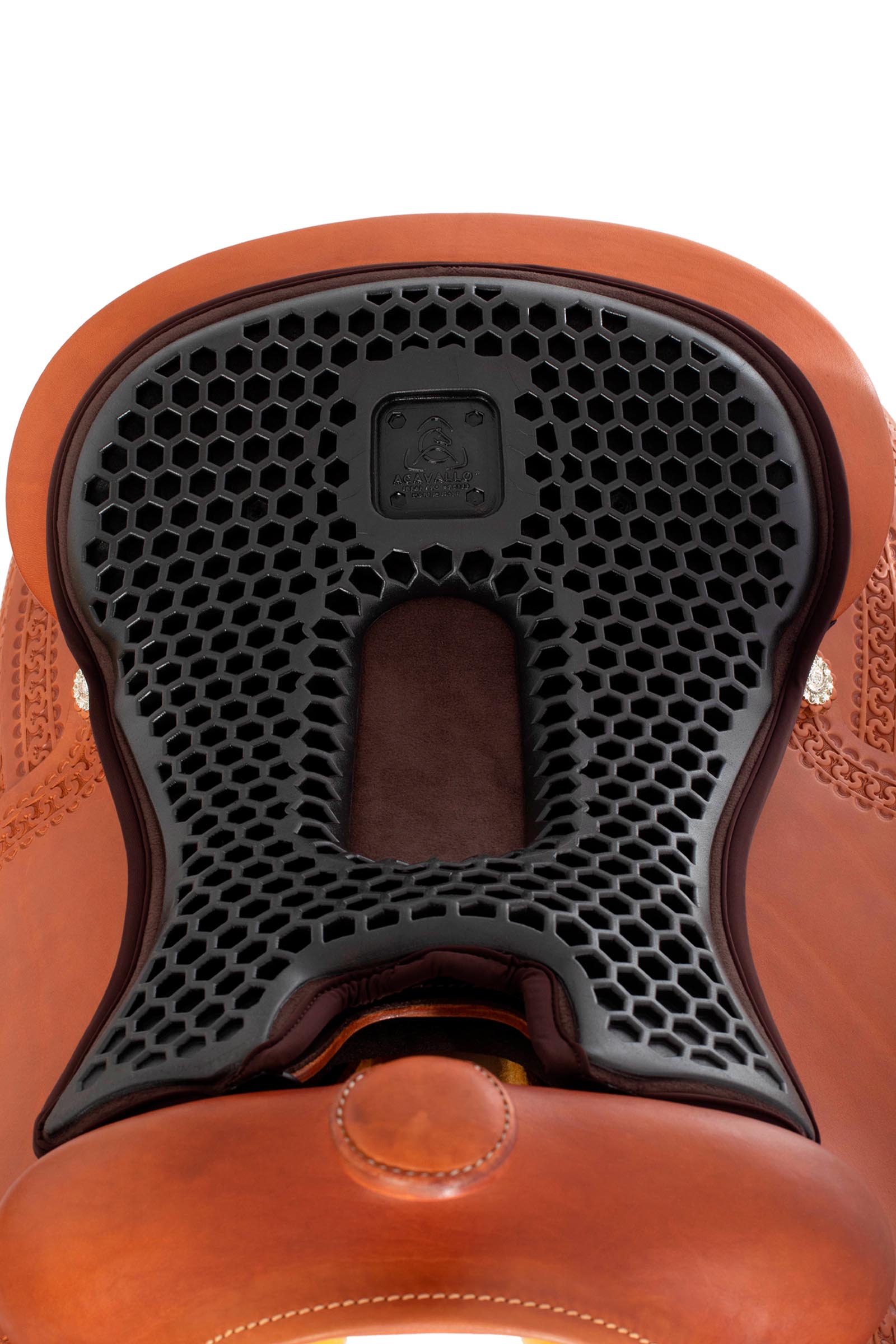 Acavallo Ortho-Schaambeen Western Zitbeschermer Hexa Gel-Out Dri-Lex, 20 mm  