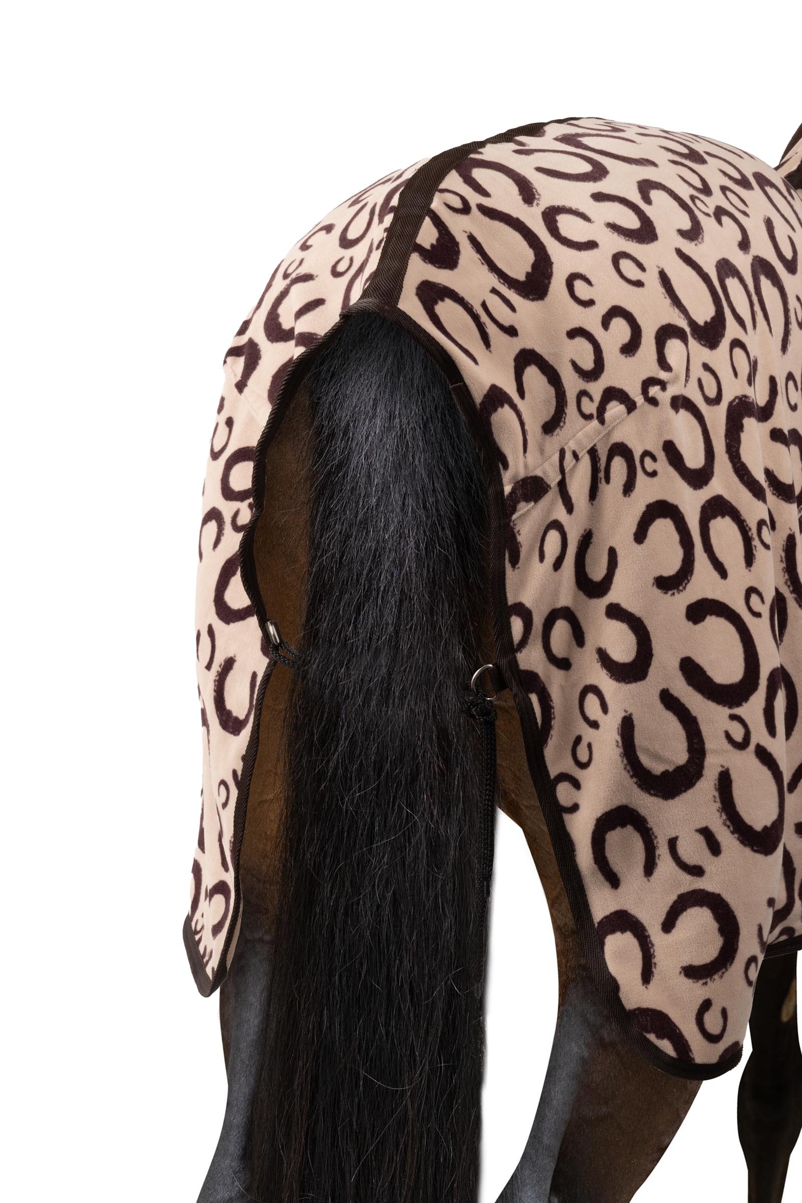 Horze Teddyfleece cooler deken met diepe pool