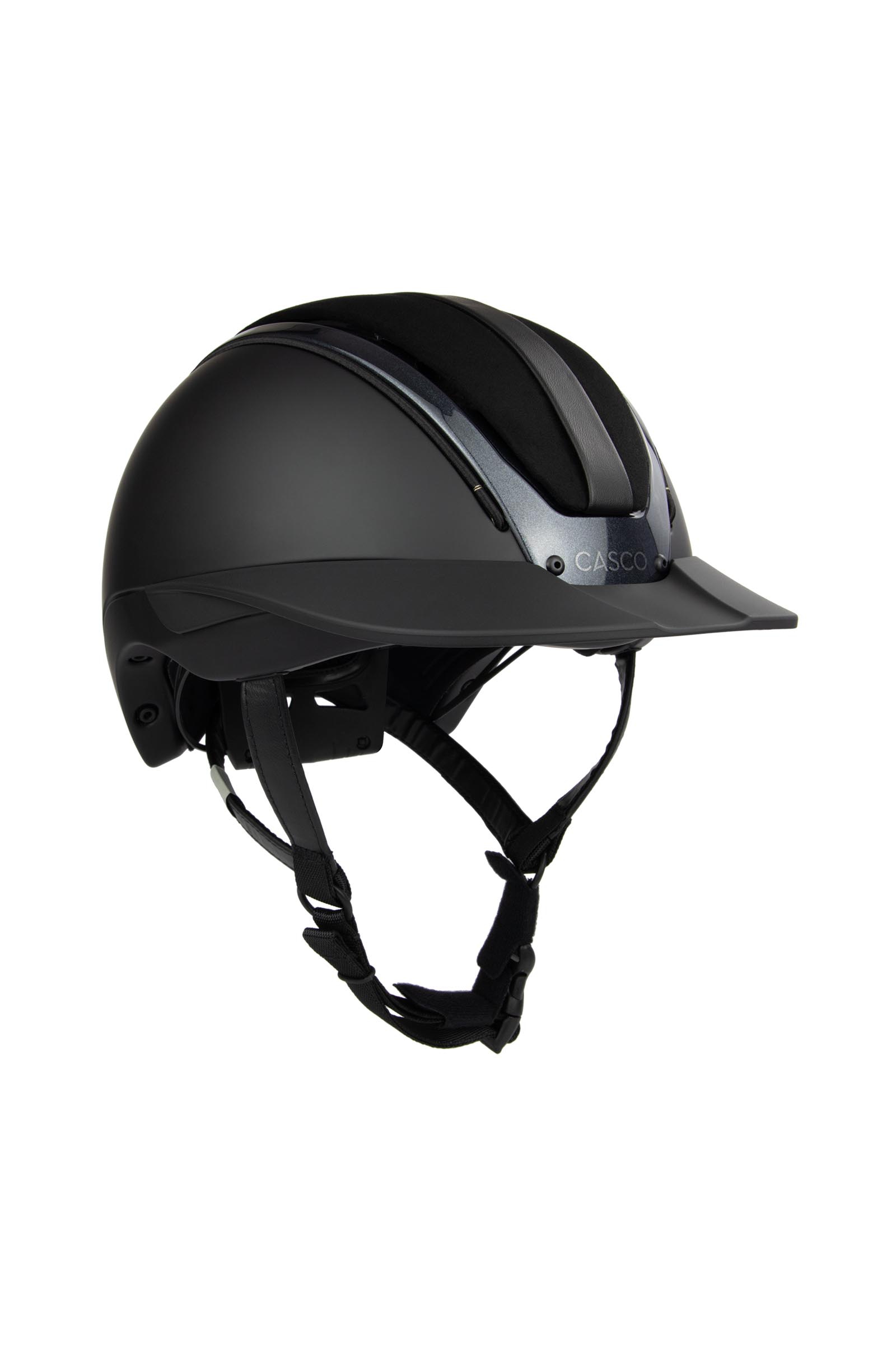 Black Velour Casco Duell ONE rijhelm