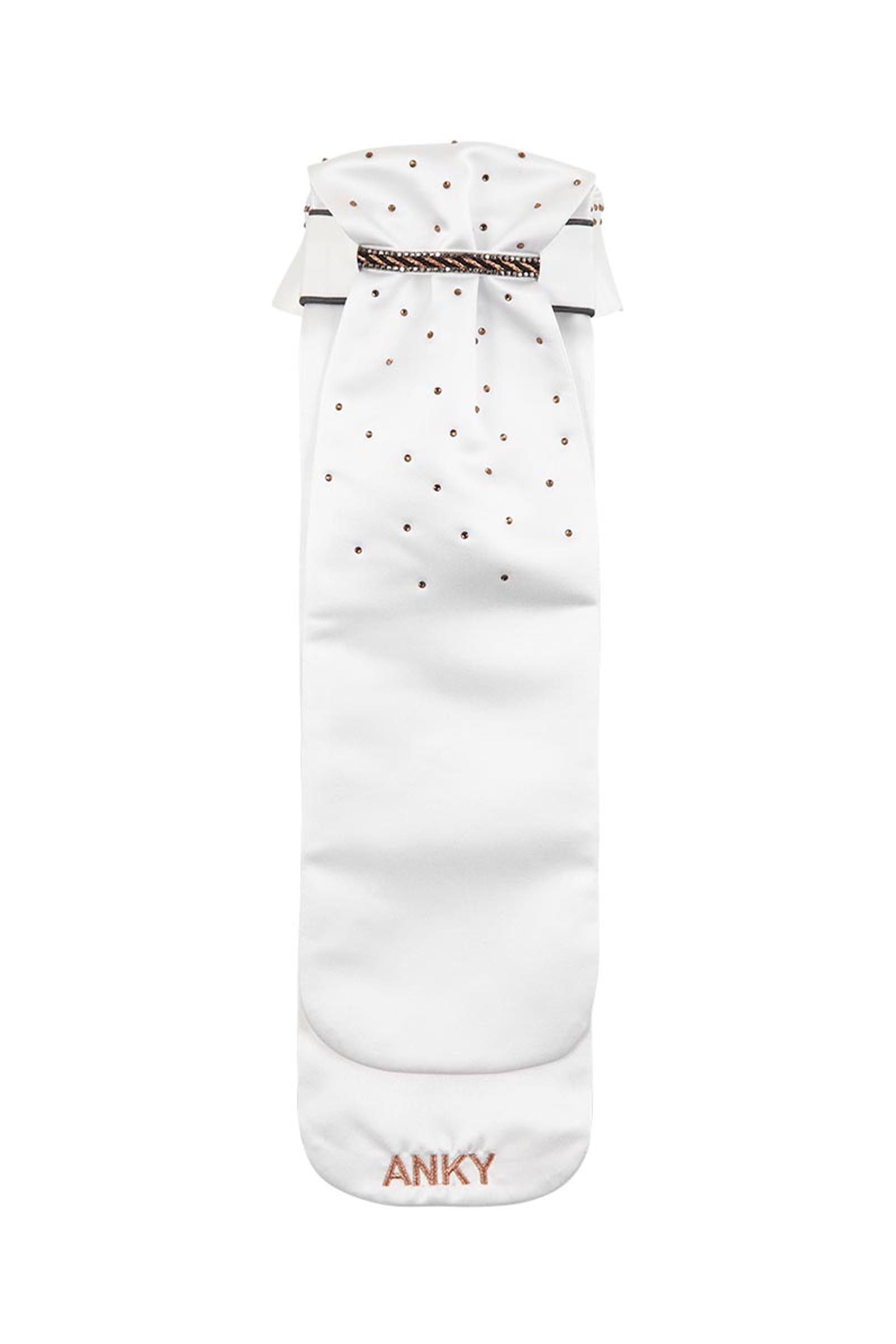 White/Grey ANKY Multifit Plastron met Afneembare Kraag