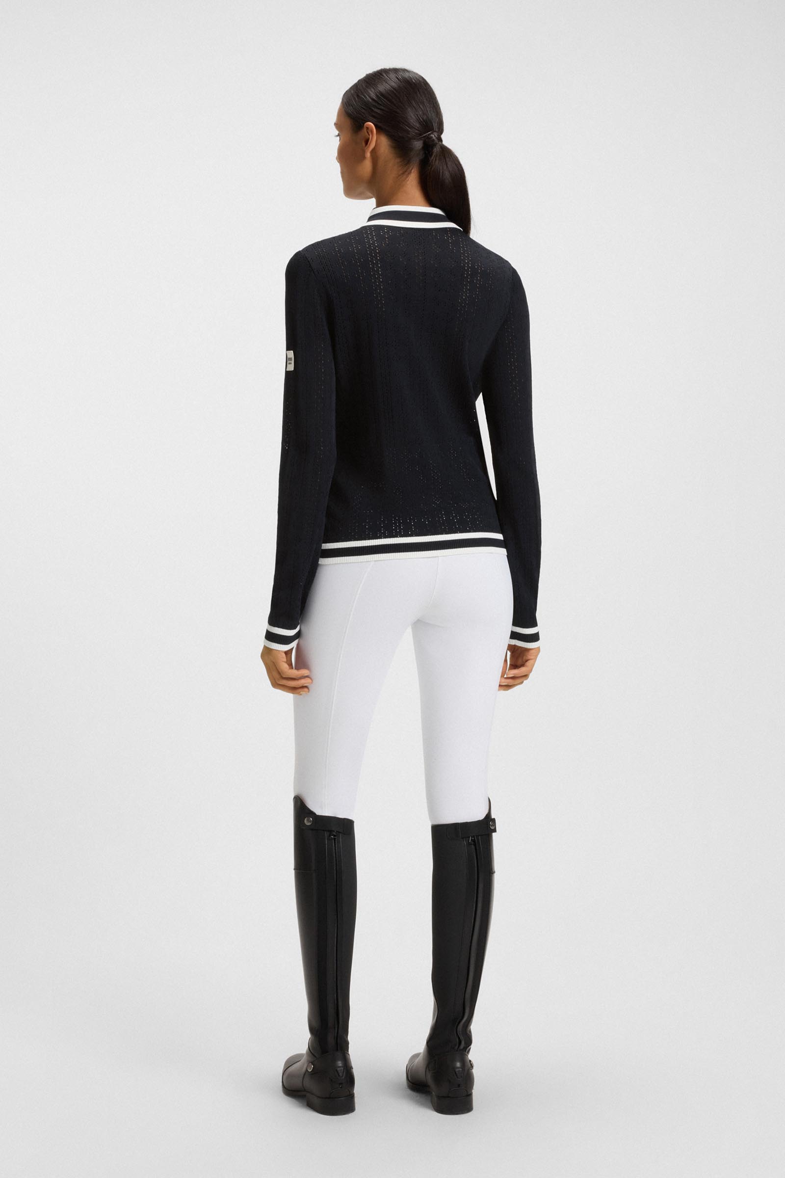 Boss Pam dames gebreide polo Ajor