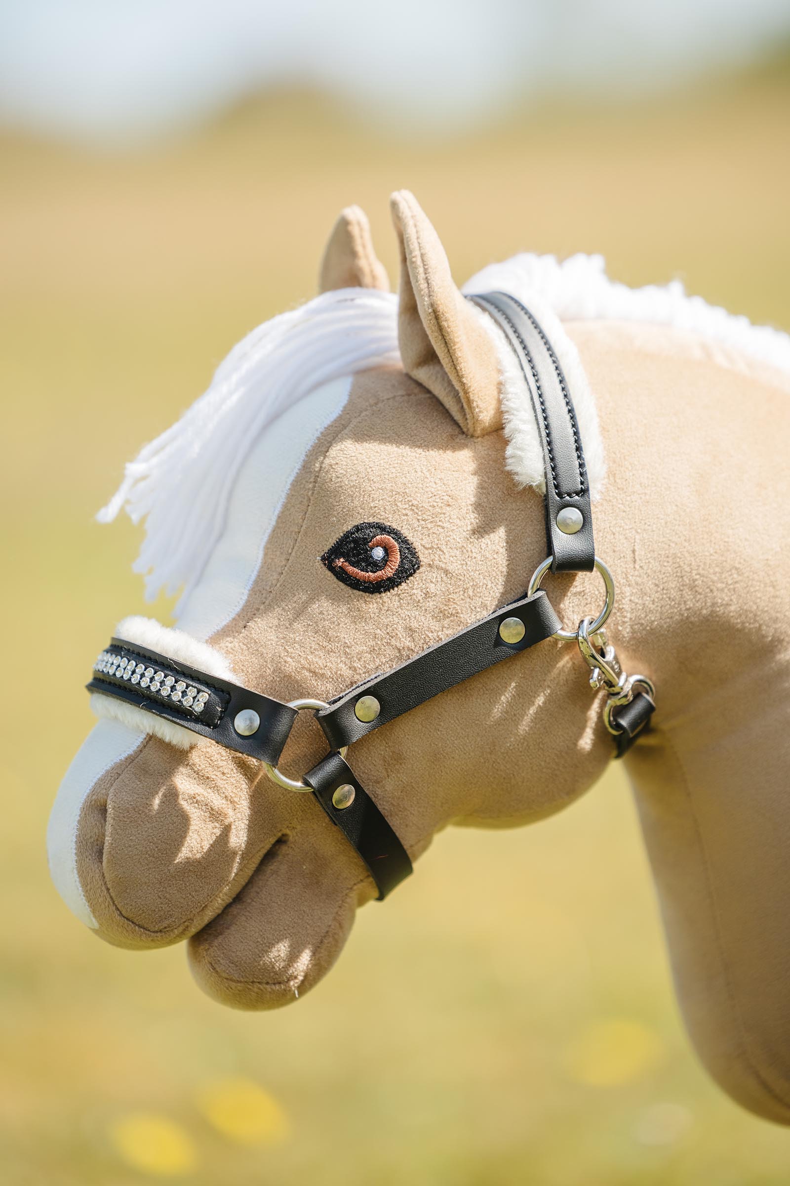 My Hobby Horse halster met pluche en stenen