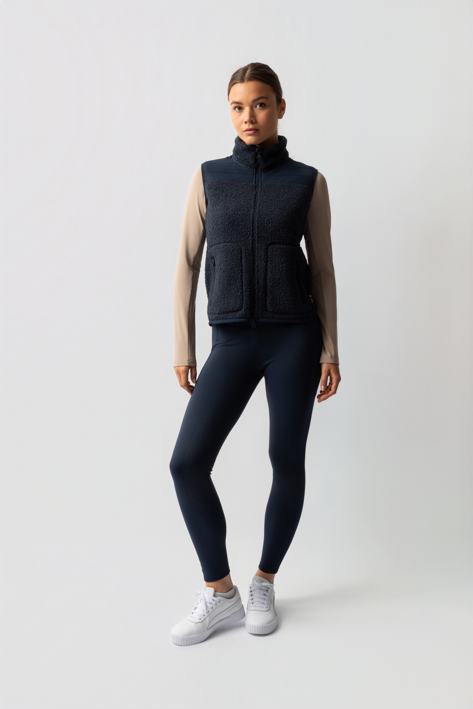 Horze Adira dames teddy fleece gilet