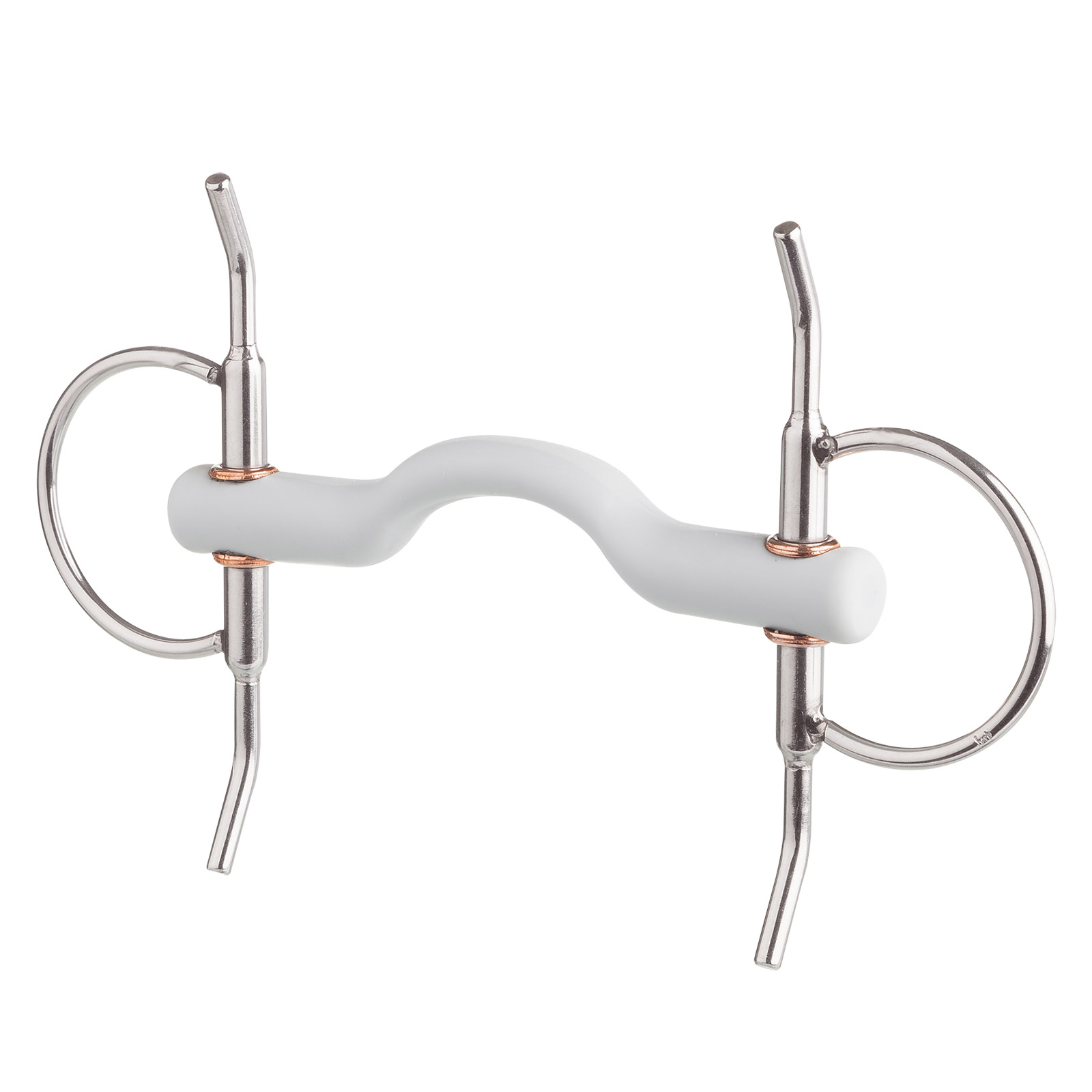 Beris Full Cheek Bit with Tongue Port Snaffle - Soft