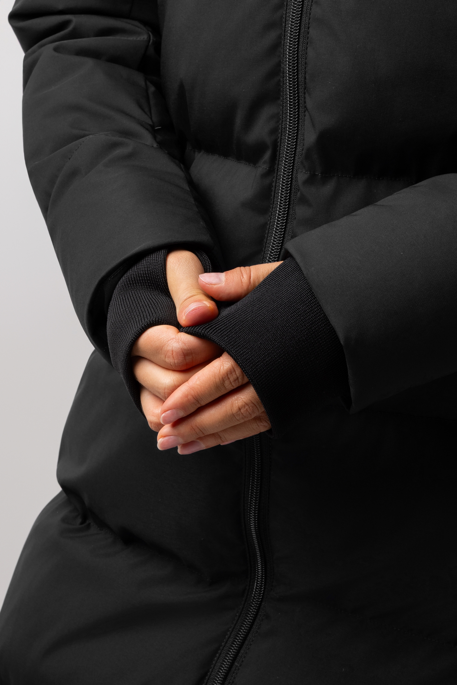 Horze Paloma lange gewatteerde jas voor dames