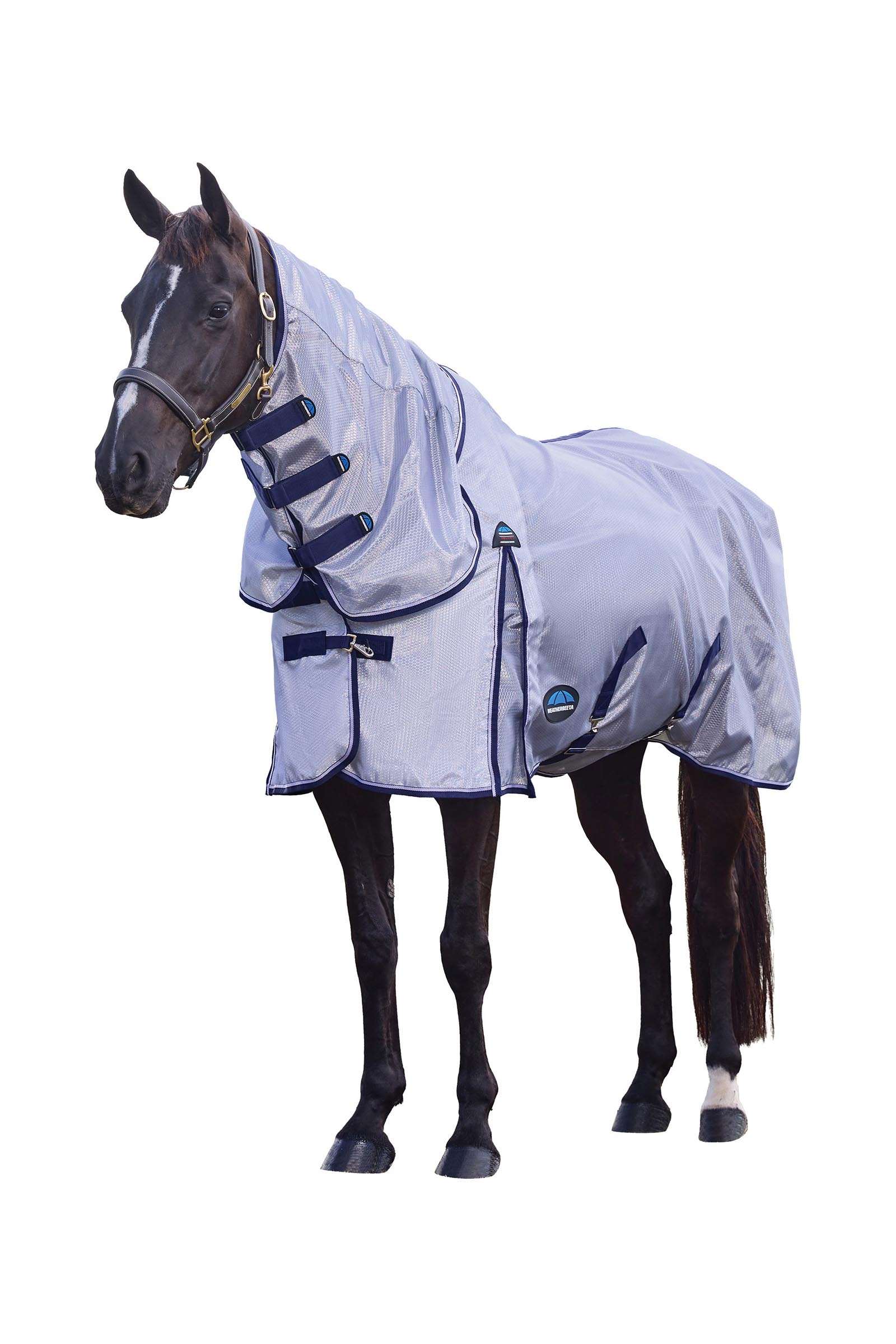 Weatherbeeta ComFiTec Hexi Shield Vliegendeken combo met vaste hals, 0 g  